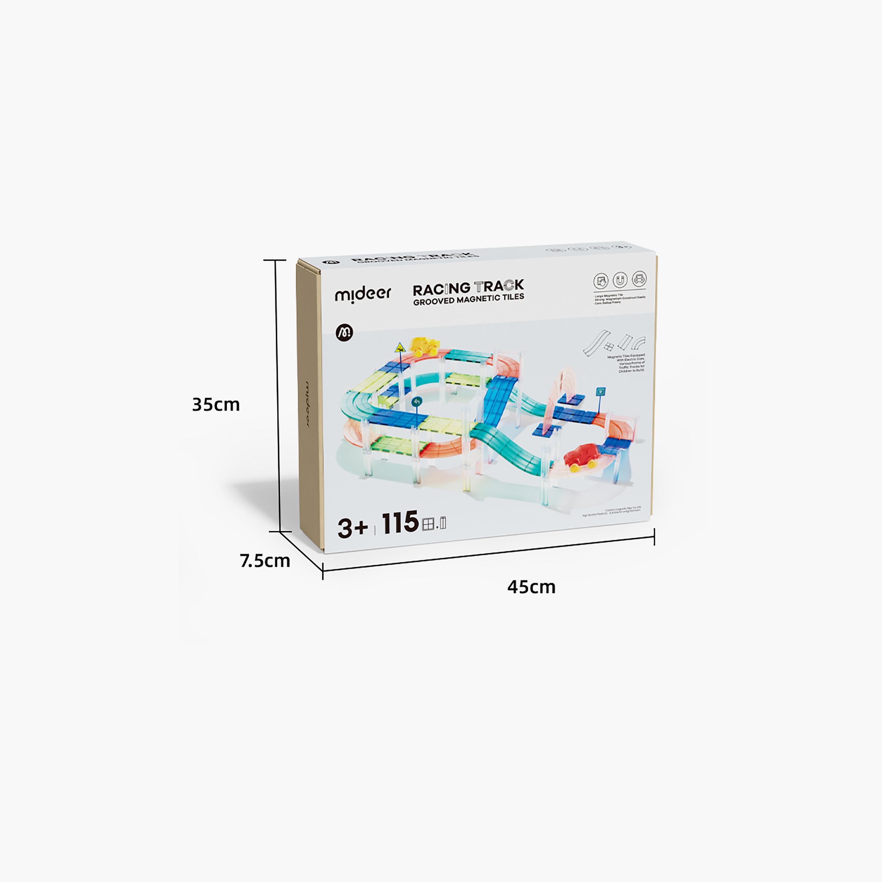 Mideer Racing Track Grooved Magnetic Tiles-toys-buildingblocks-magnetictoys-image-3