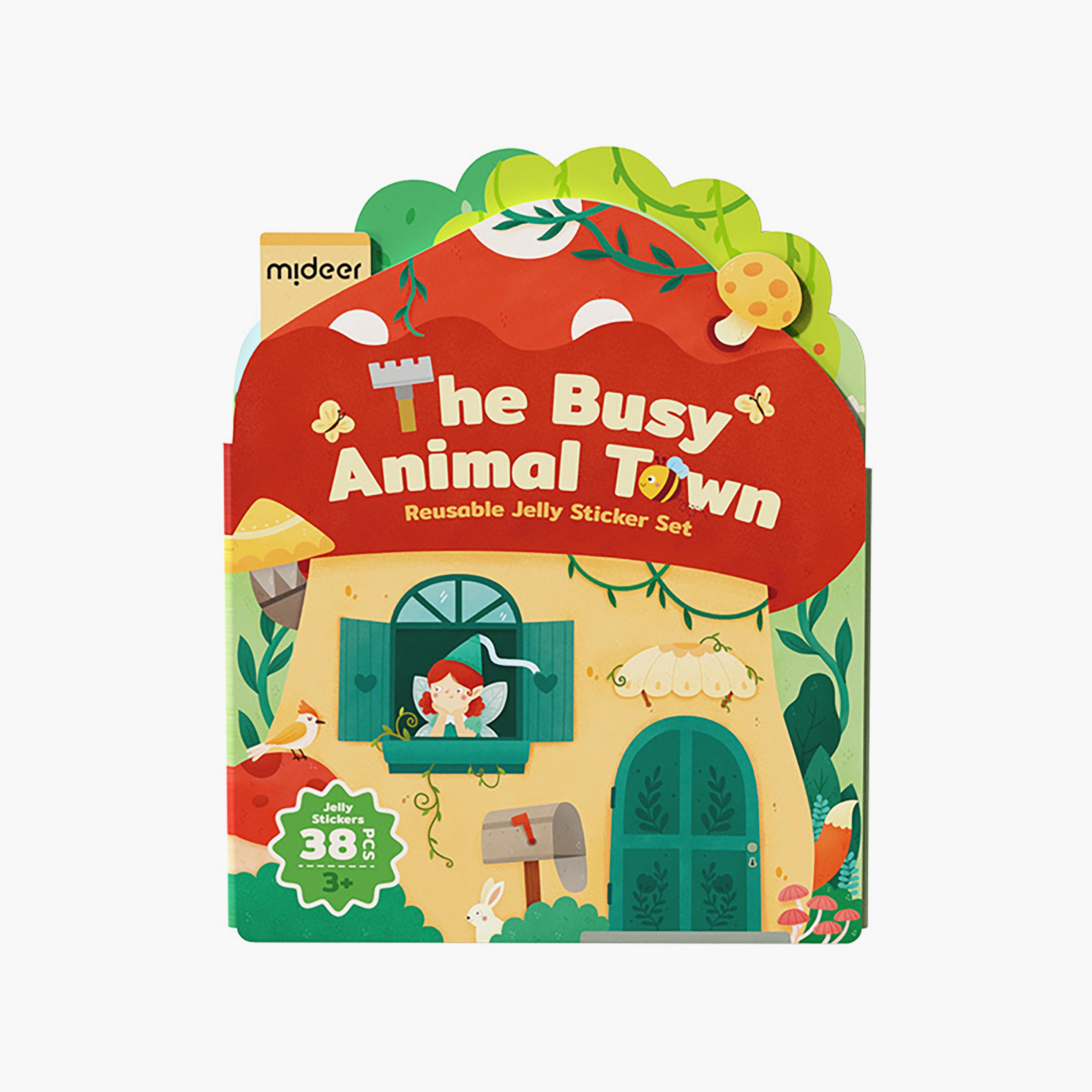 Mideer The Busy Animal Town Reusable Stickers-school-artsandcrafts-image-3