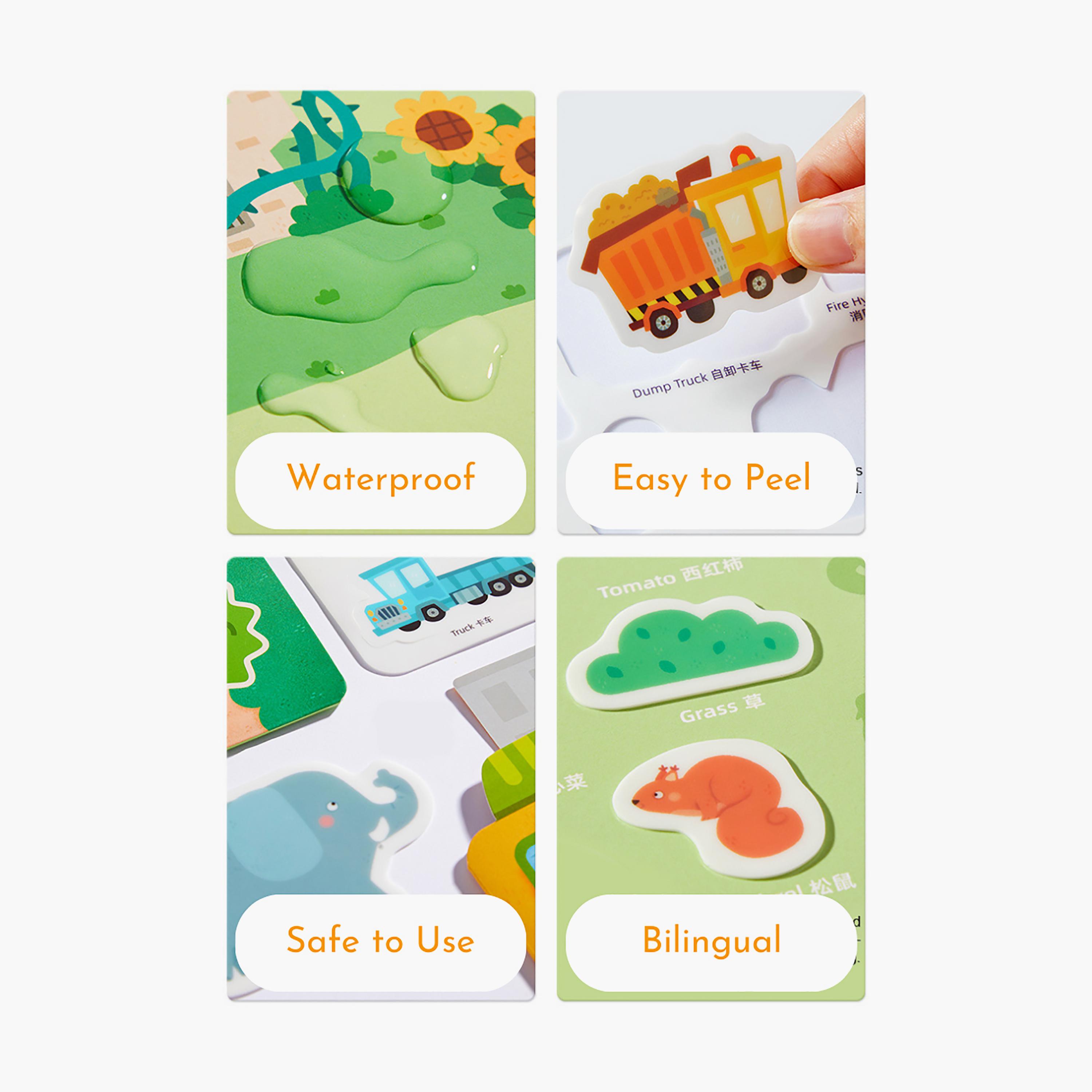 Mideer The Bustling Traffic Reusable Stickers-school-artsandcrafts-image-10