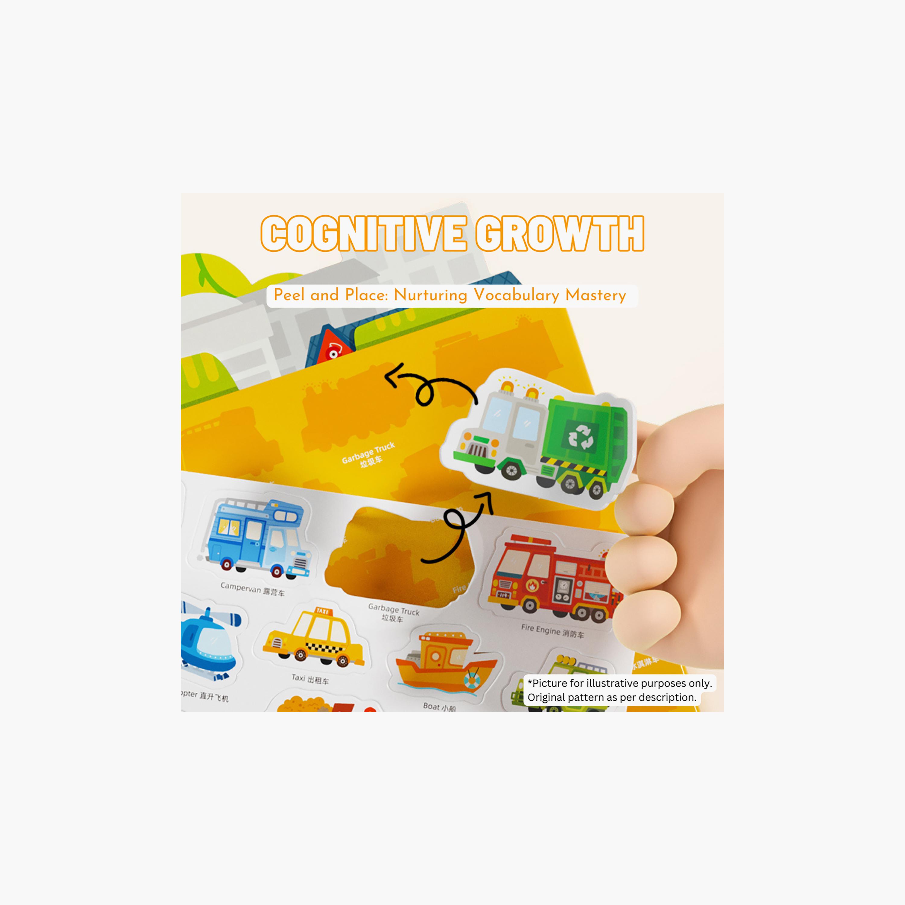 Mideer The Bustling Traffic Reusable Stickers-school-artsandcrafts-image-6