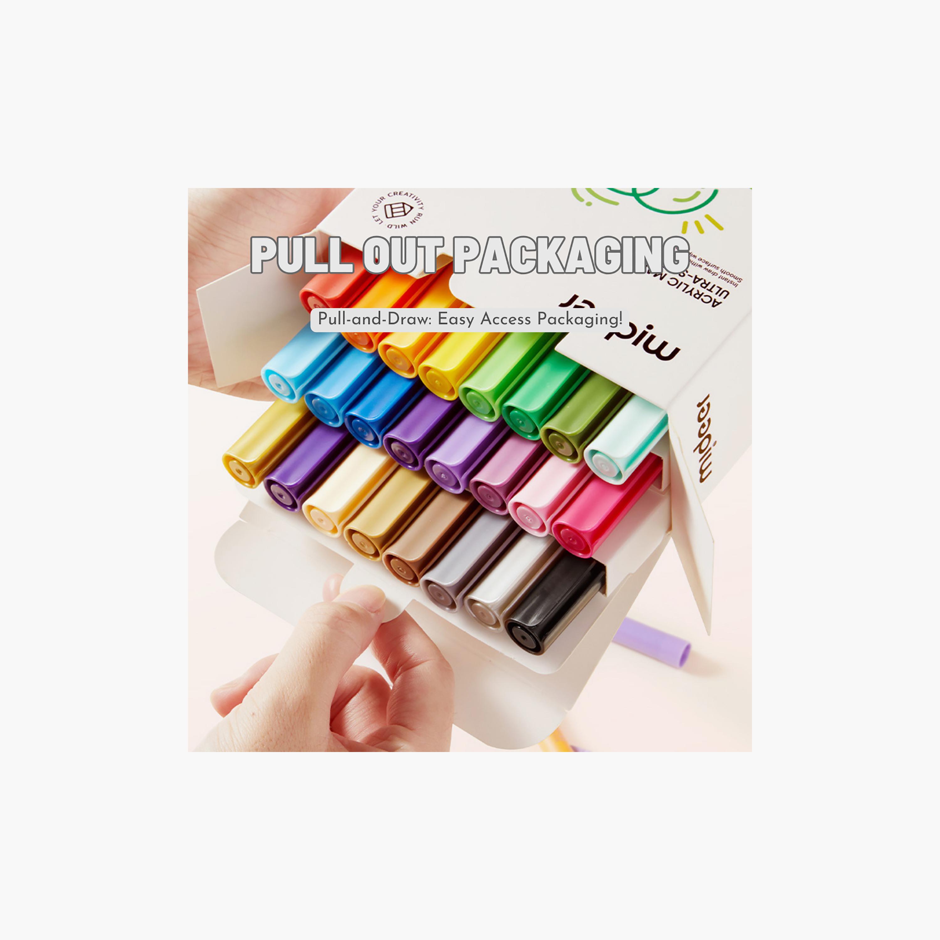 Mideer 24-Piece Ultra-Soft Acrylic Markers-school-artsandcrafts-image-11