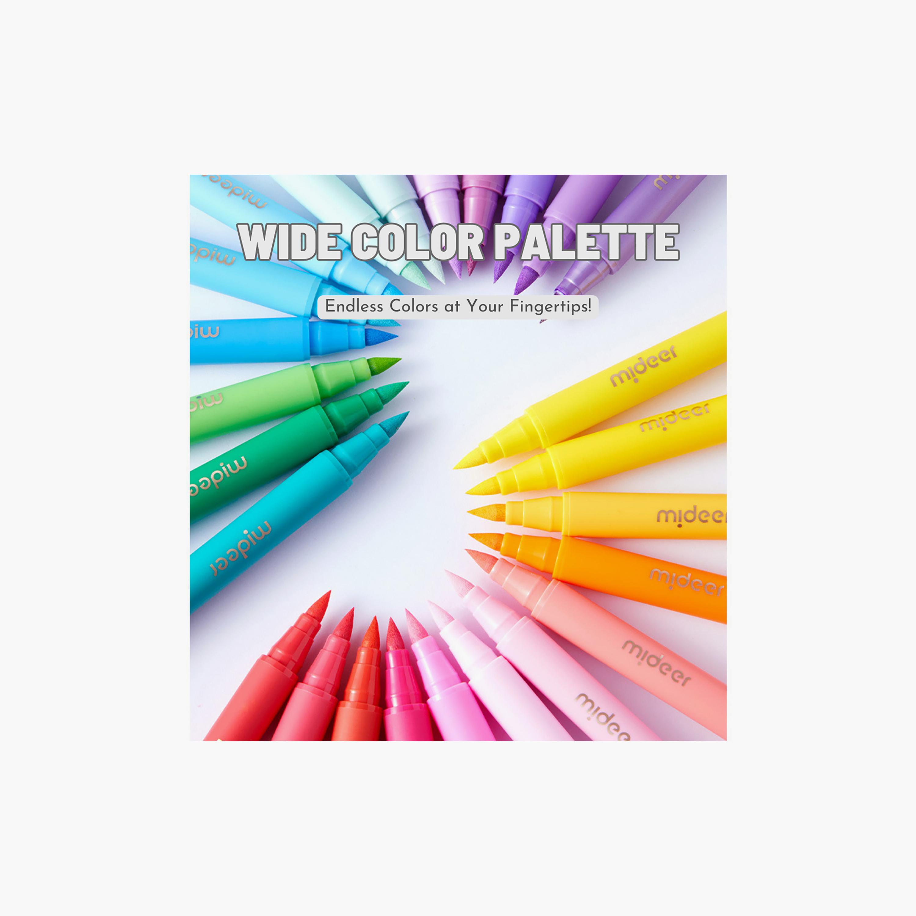 Mideer 24-Piece Ultra-Soft Acrylic Markers-school-artsandcrafts-image-12