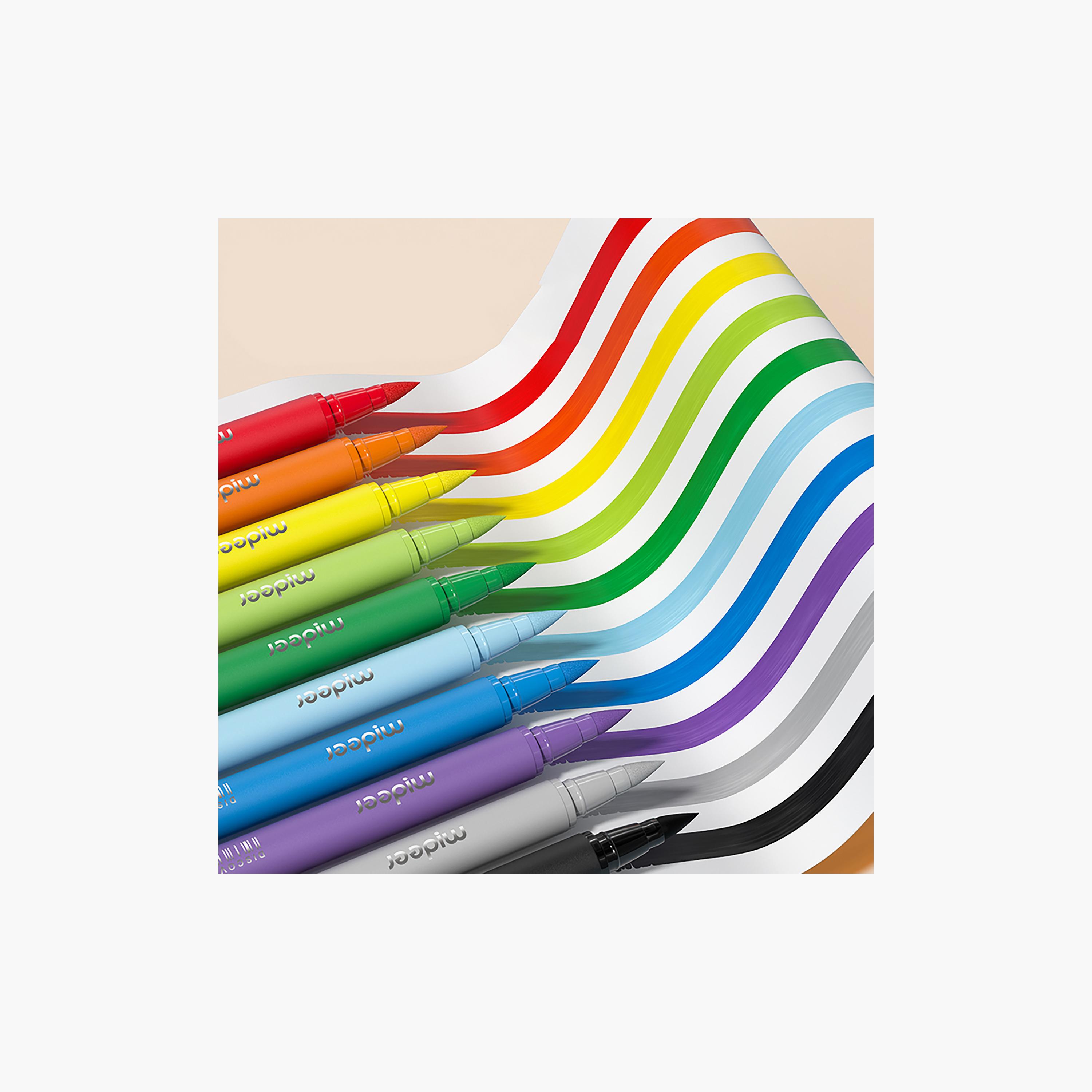 Mideer 24-Piece Ultra-Soft Acrylic Markers-school-artsandcrafts-image-6