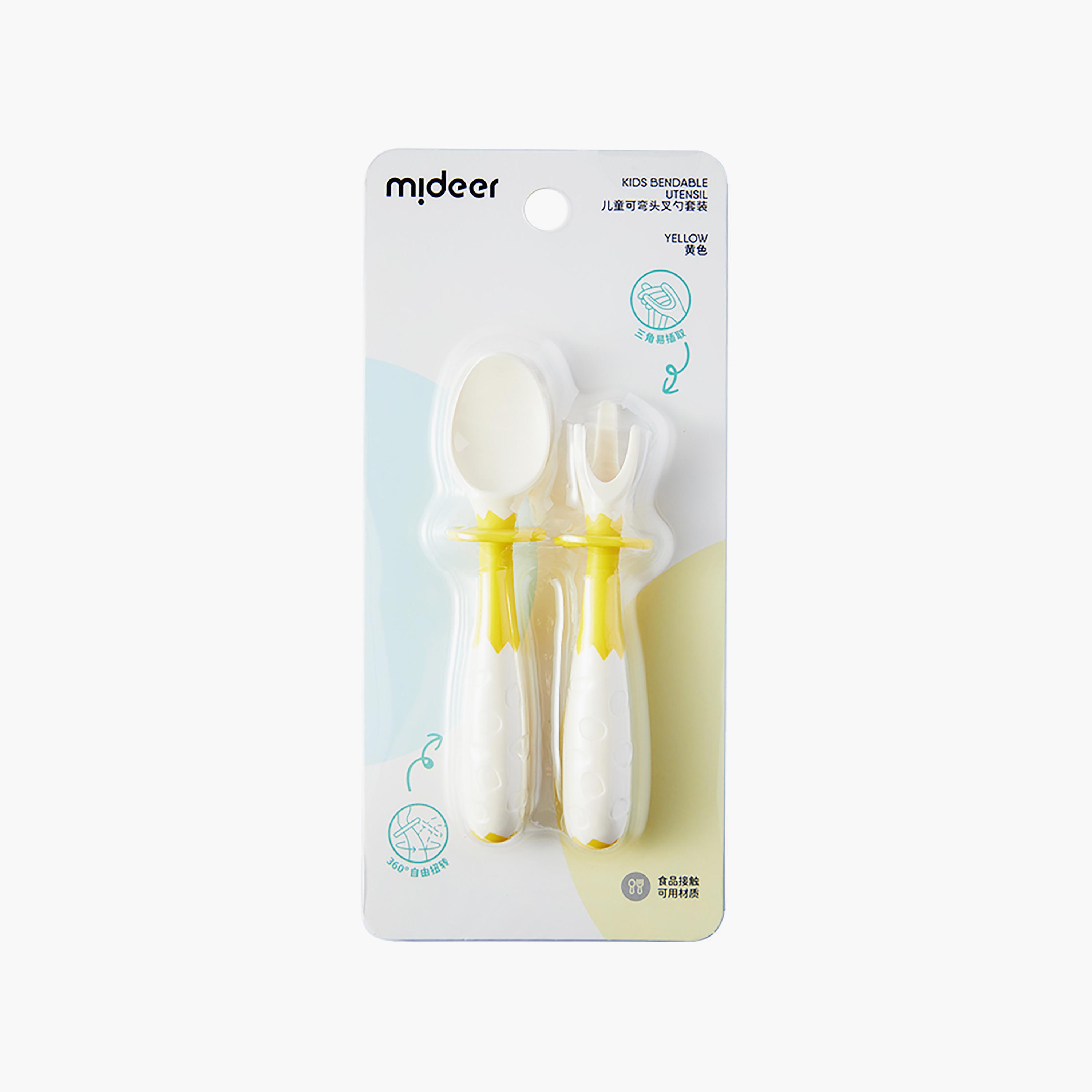طقم ملعقة وشوكة قابلة للانحناء من ميدير-baby-feeding-mealtimeessentials-image-3