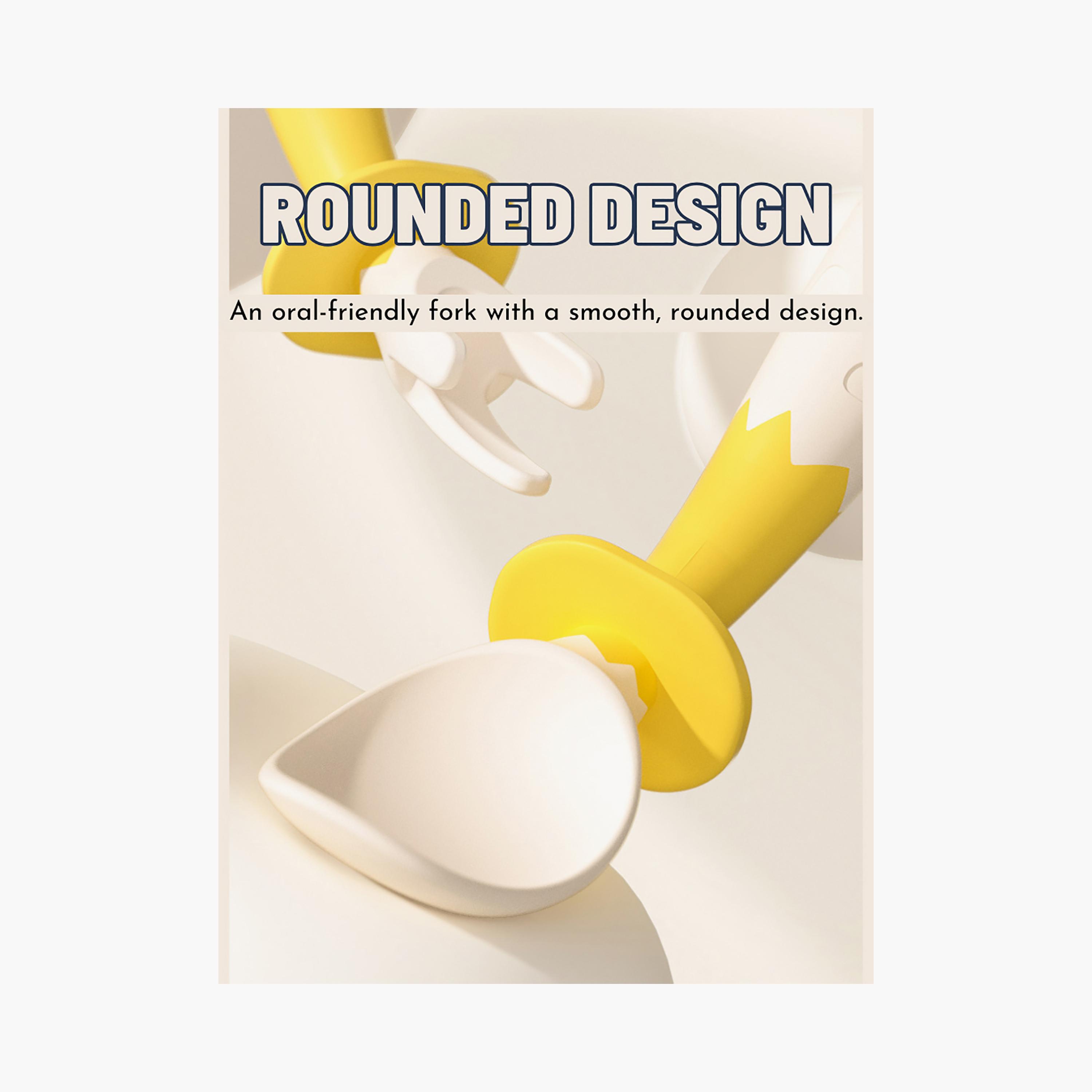 طقم ملعقة وشوكة قابلة للانحناء من ميدير-baby-feeding-mealtimeessentials-image-6