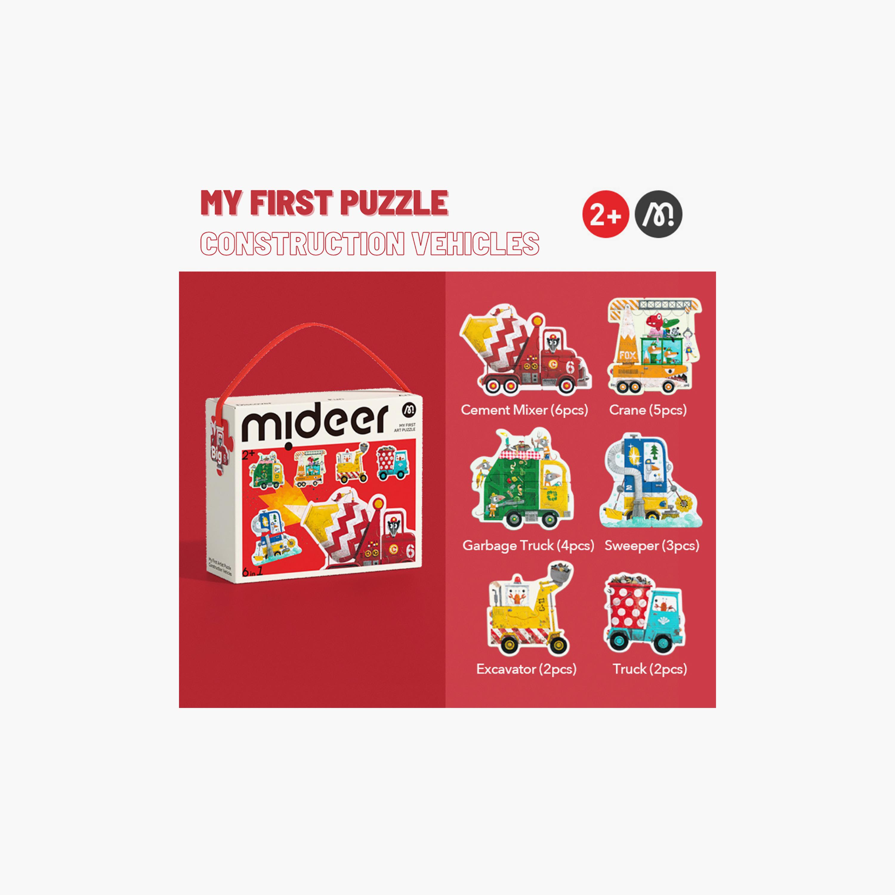 Mideer My First Puzzle - Construction Vehicles-toys-indoortoys-puzzles-image-3