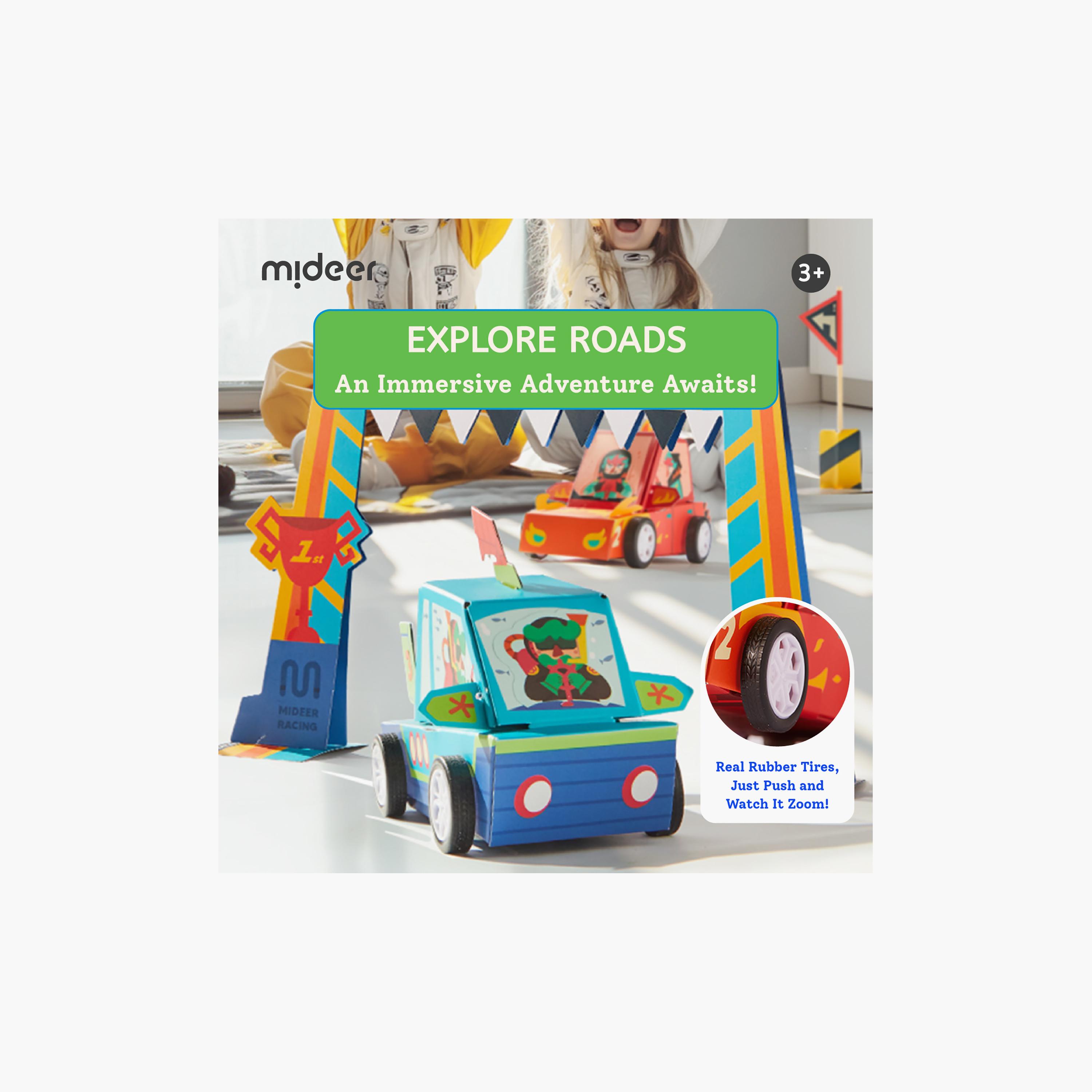 Mideer Paper Craft DIY Kit - Dream Racer-school-artsandcrafts-image-7