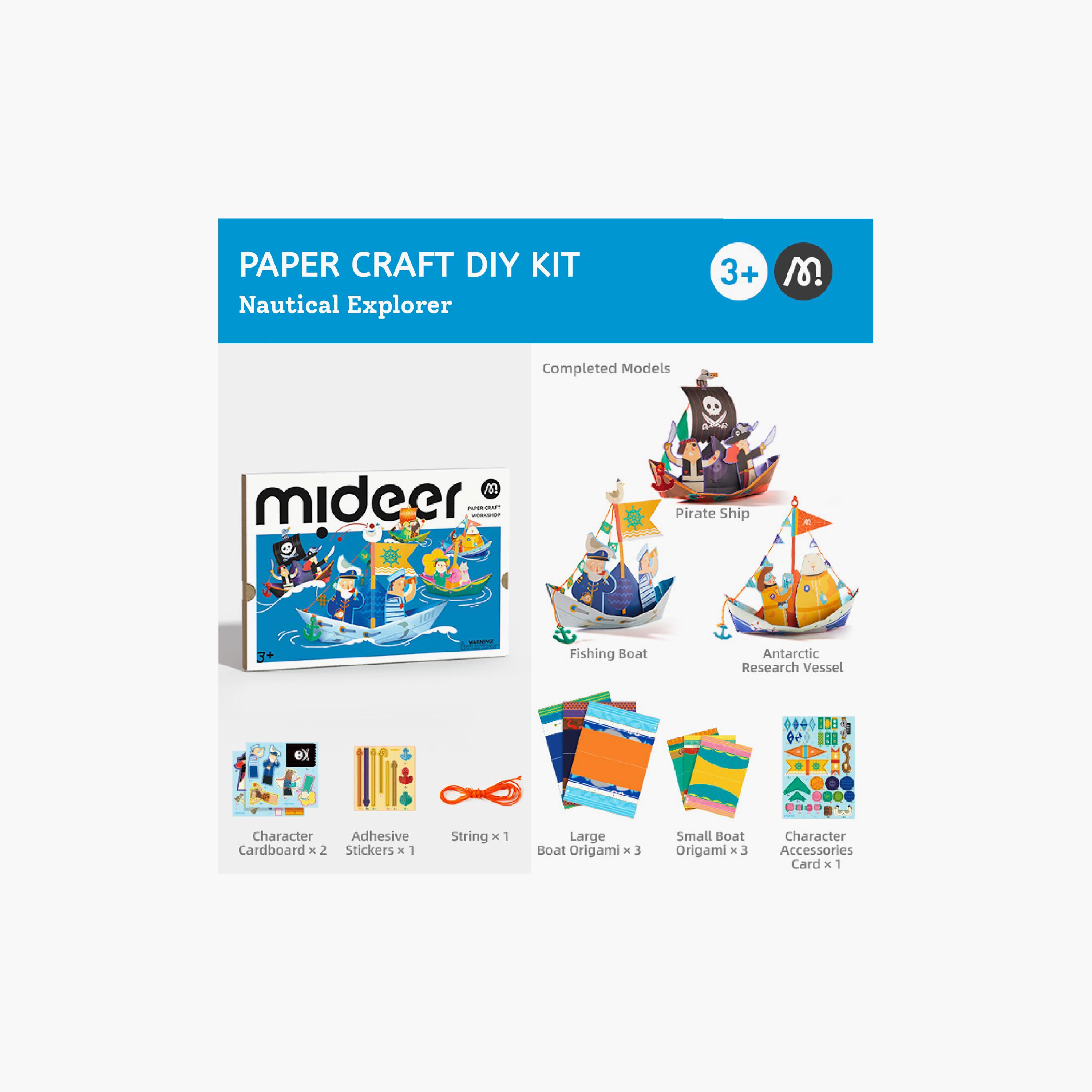 Mideer Paper Craft DIY Kit - Nautical Explorer-school-artsandcrafts-image-2