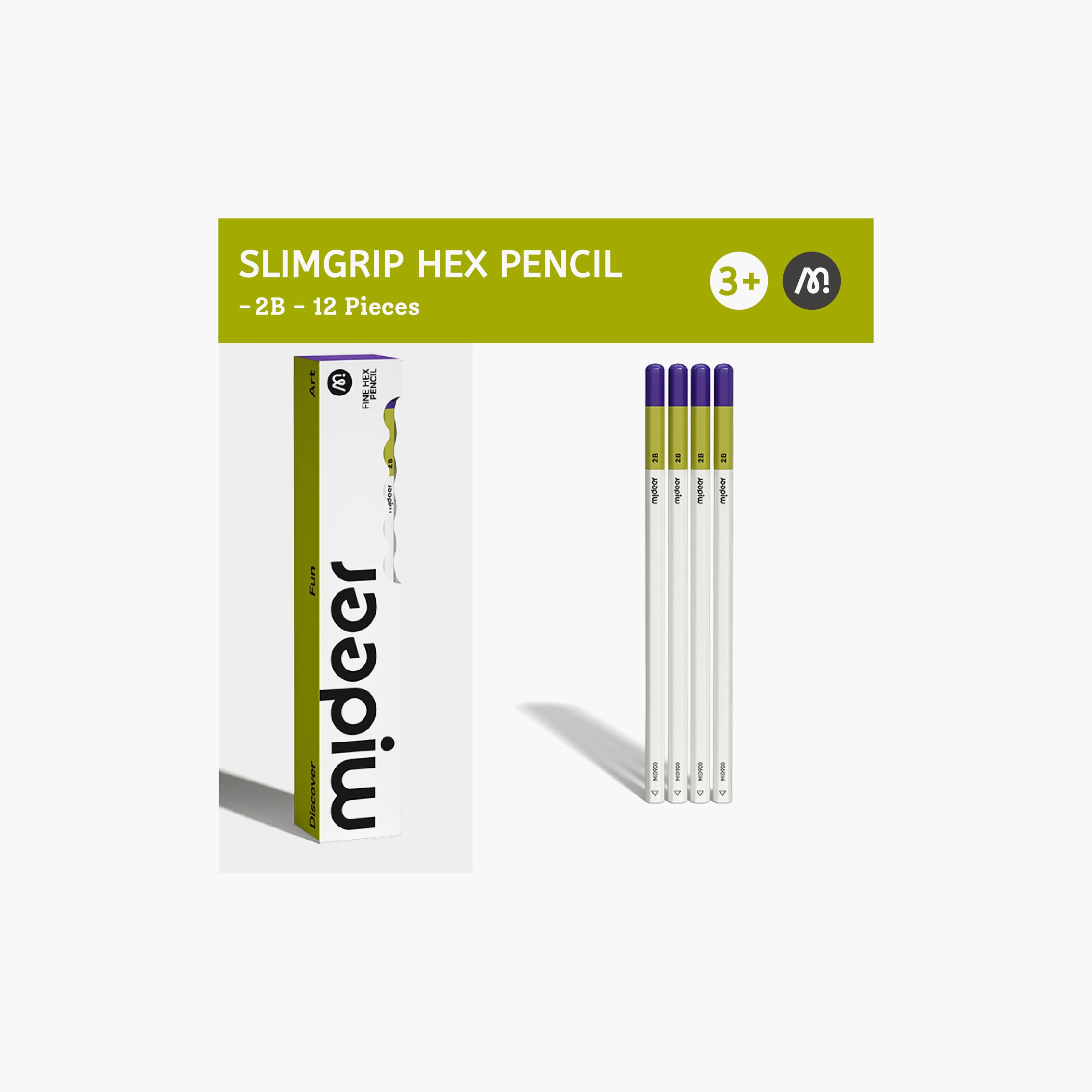 Mideer 12-Piece Fine Hex 2B Pencils-school-stationery-pensandpencils-image-2