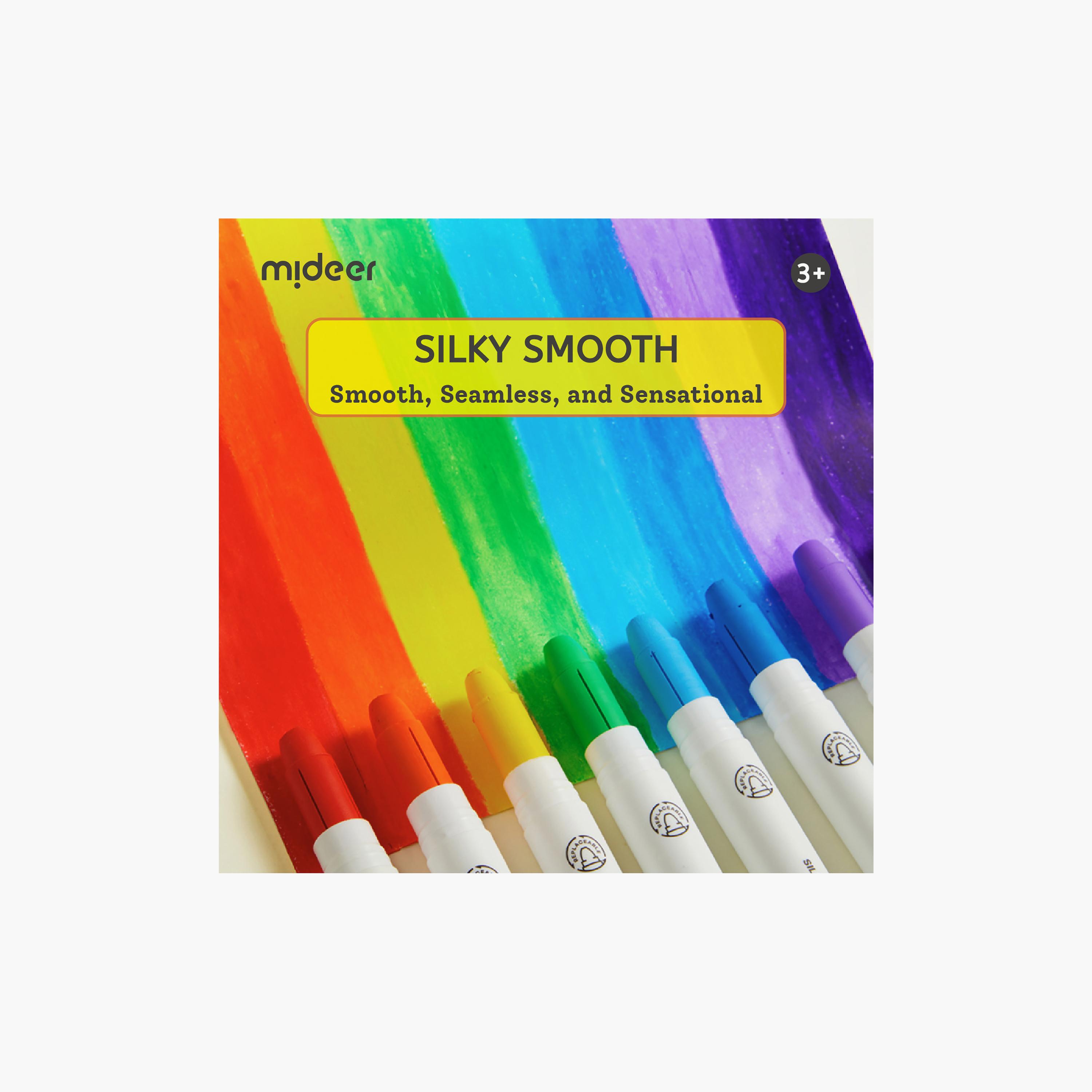 Mideer 6-Piece Refillable Silky Crayons-school-artsandcrafts-image-3