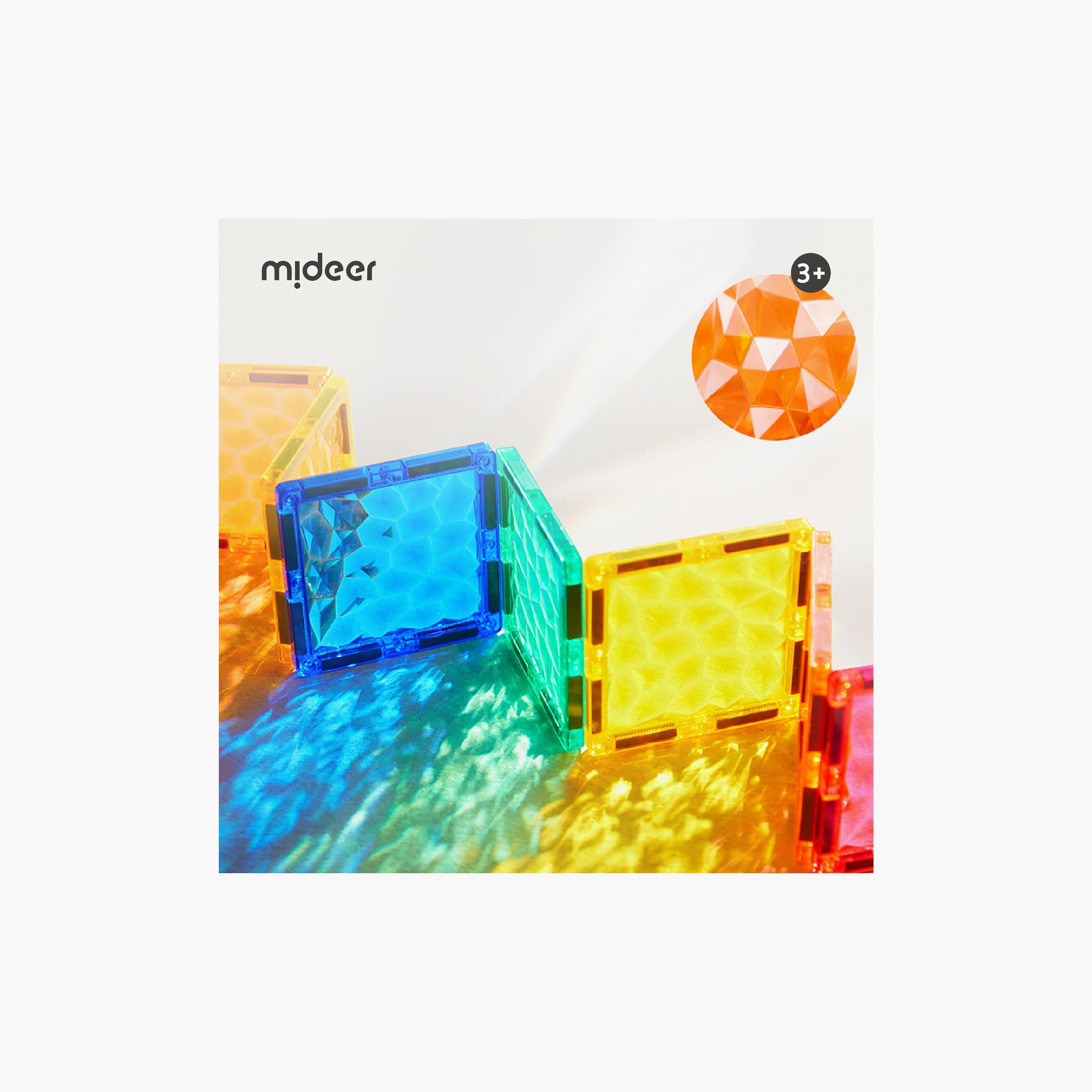 Mideer 90-Piece Colourful Magnetic Tiles-toys-buildingblocks-magnetictoys-image-3