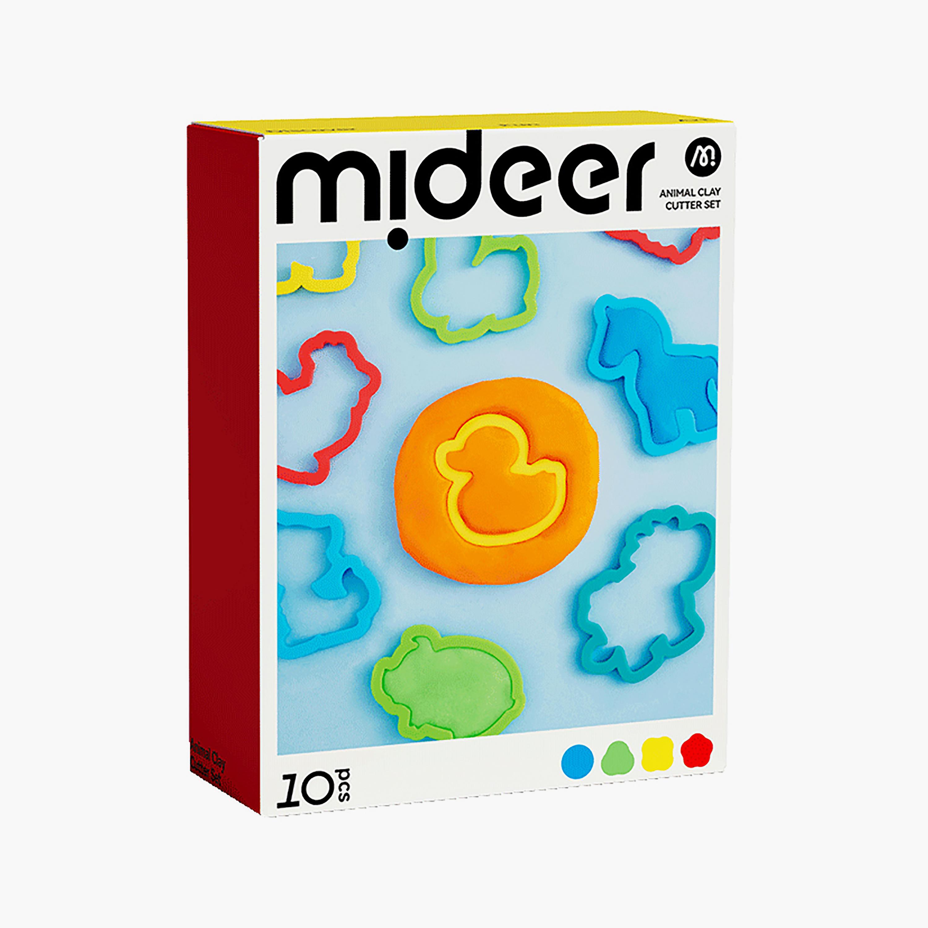 Mideer 10-Piece Animal Clay Cutting Molds-school-artsandcrafts-image-1