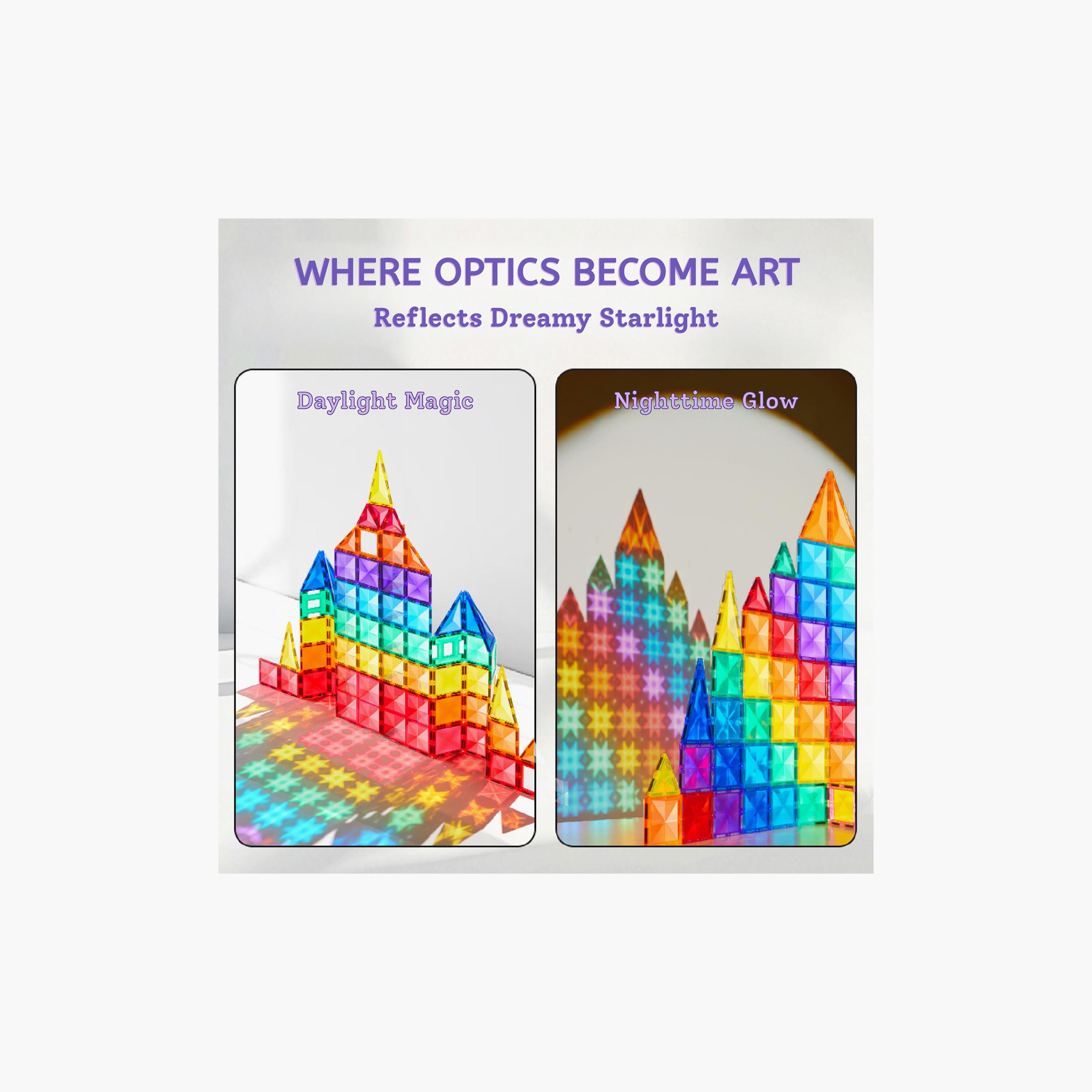مكعبات مغناطيسية ملونة، 80 قطعة من ميدير-toys-buildingblocks-magnetictoys-image-3