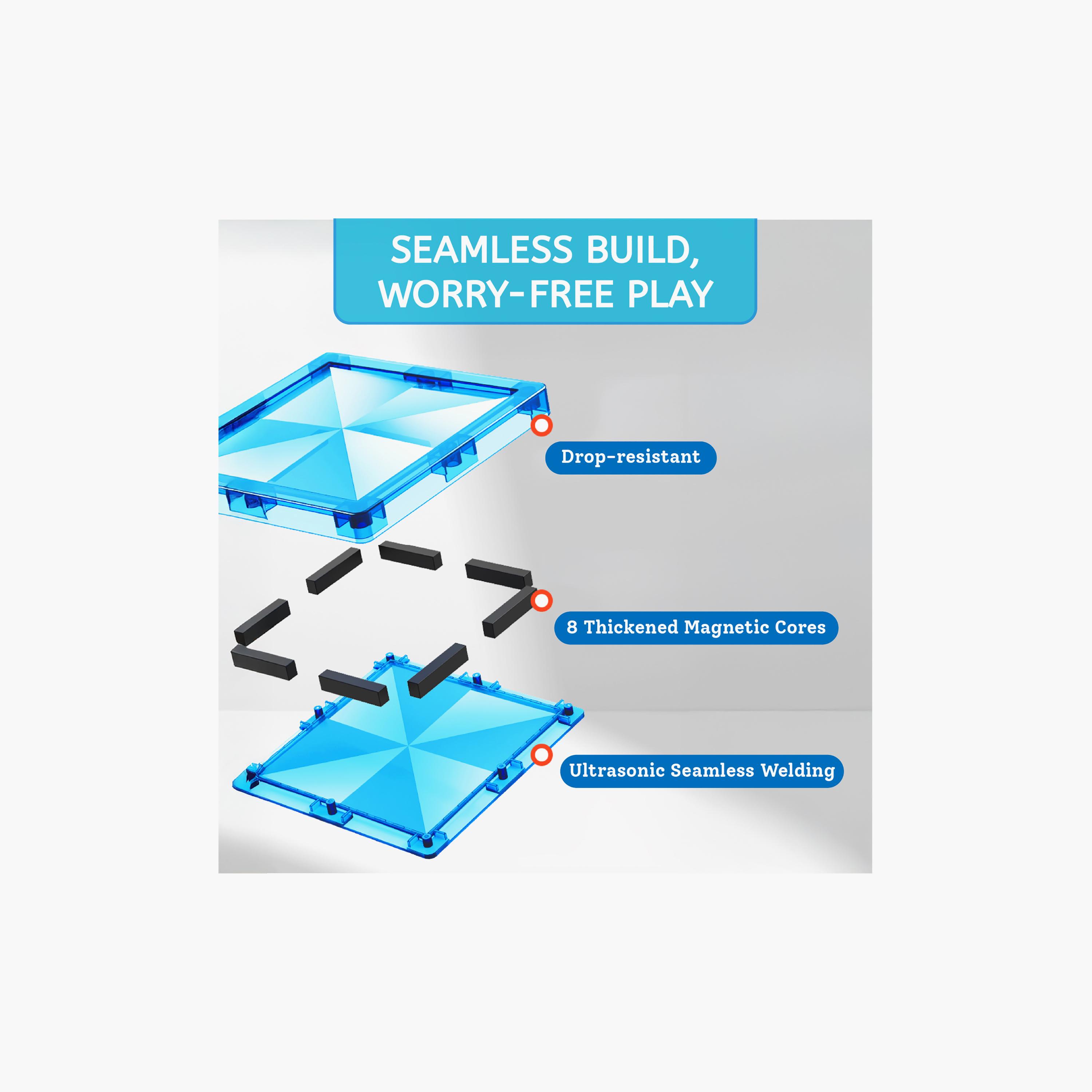 مكعبات مغناطيسية ملونة، 80 قطعة من ميدير-toys-buildingblocks-magnetictoys-image-6