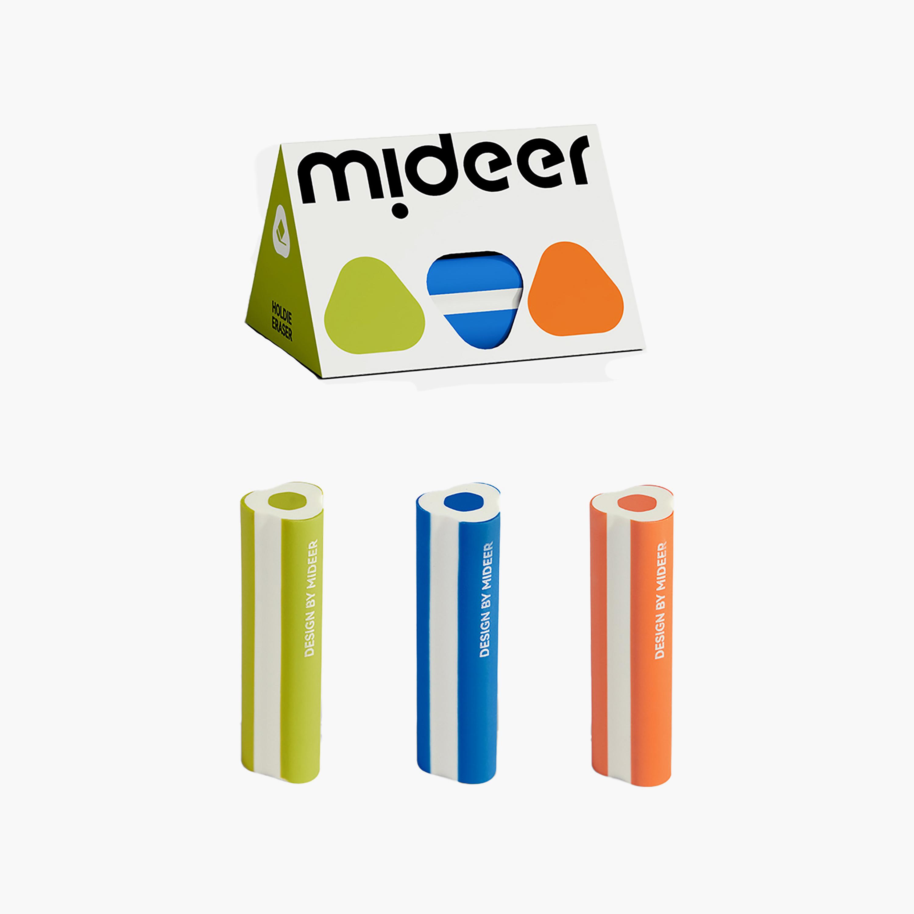 ممحاة سهلة الإمساك، 3 قطع من ميدير-school-stationery-accessories-image-9