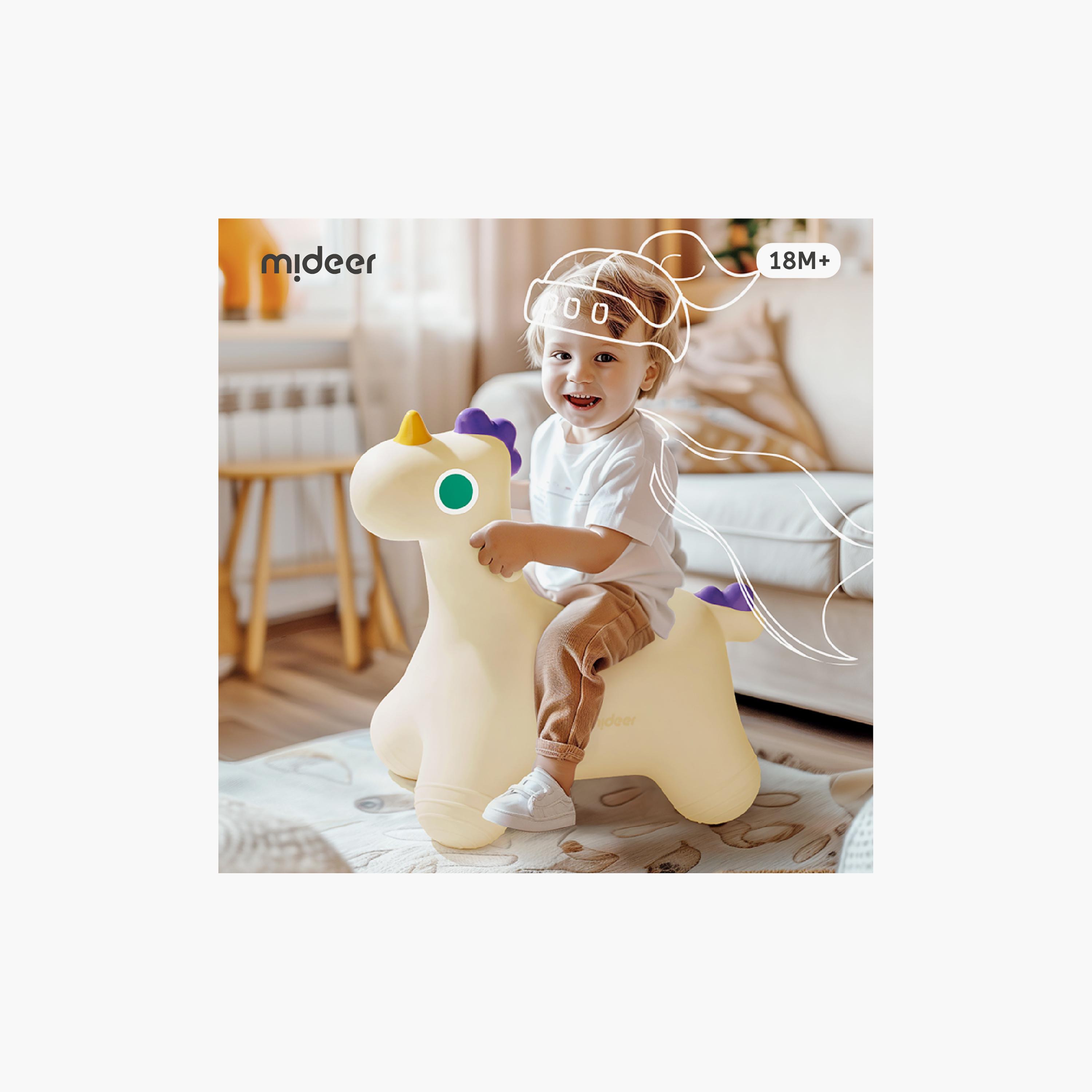 Mideer Inflatable Bouncy Horse Toy-toys-babyandtoddlertoys-pushandpulltoys-image-10