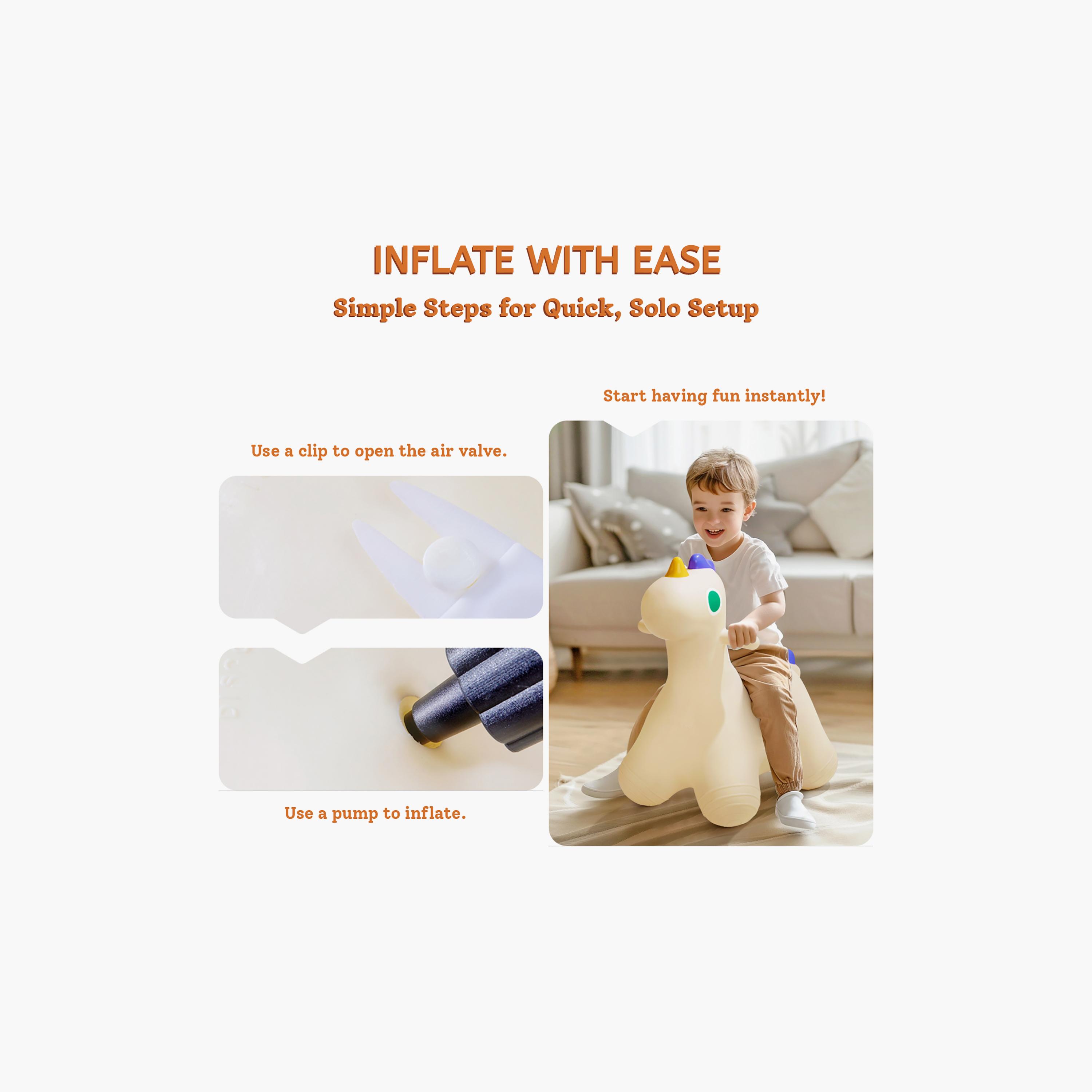 Mideer Inflatable Bouncy Horse Toy-toys-babyandtoddlertoys-pushandpulltoys-image-9