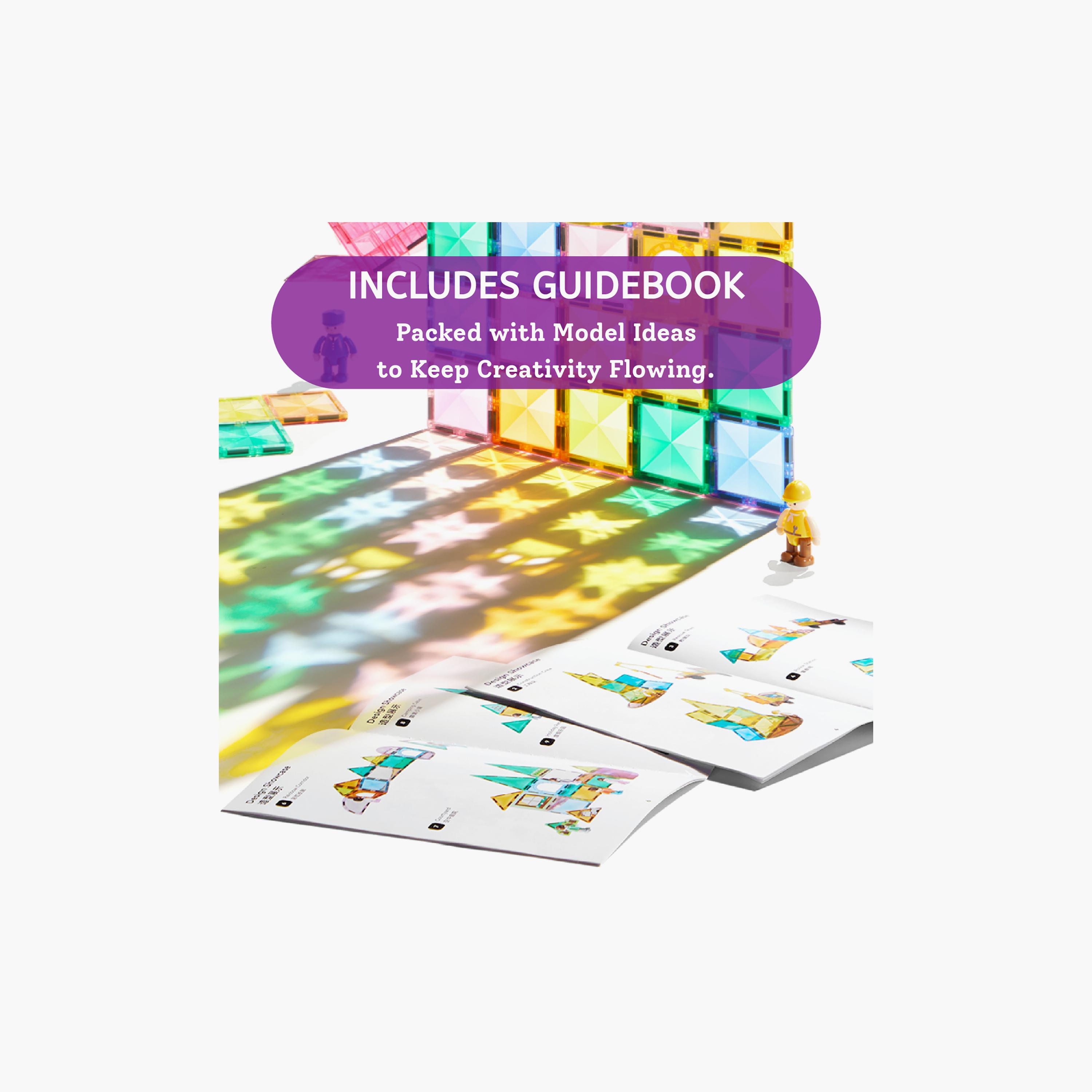 Mideer 33-Piece Colourful Magnetic Tiles-toys-buildingblocks-magnetictoys-image-5