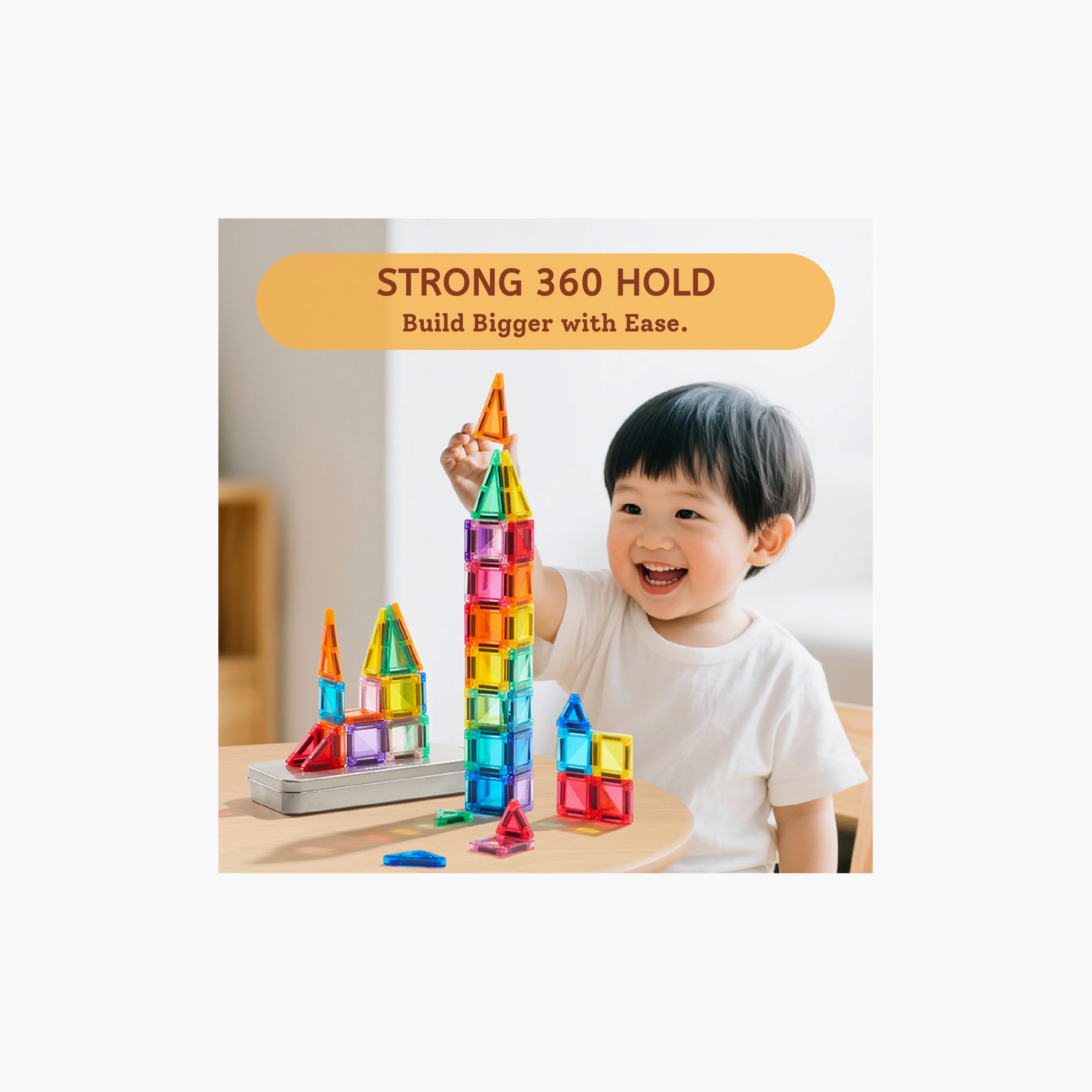 مكعبات مغناطيسية ملونة صغيرة، 66 قطعة من ميدير-toys-buildingblocks-magnetictoys-image-5