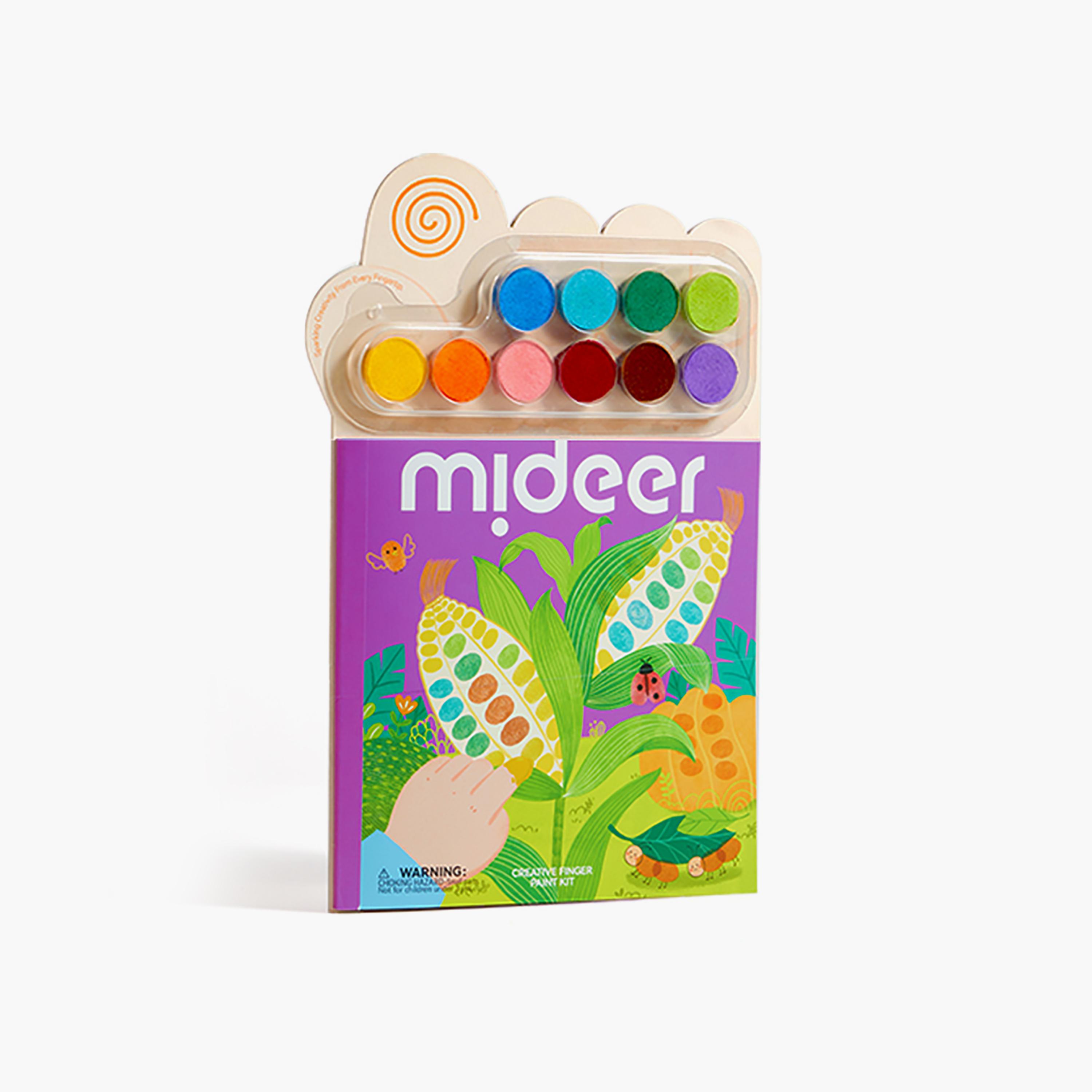 Mideer Art Book With Finger Paint Colours-school-artsandcrafts-image-1