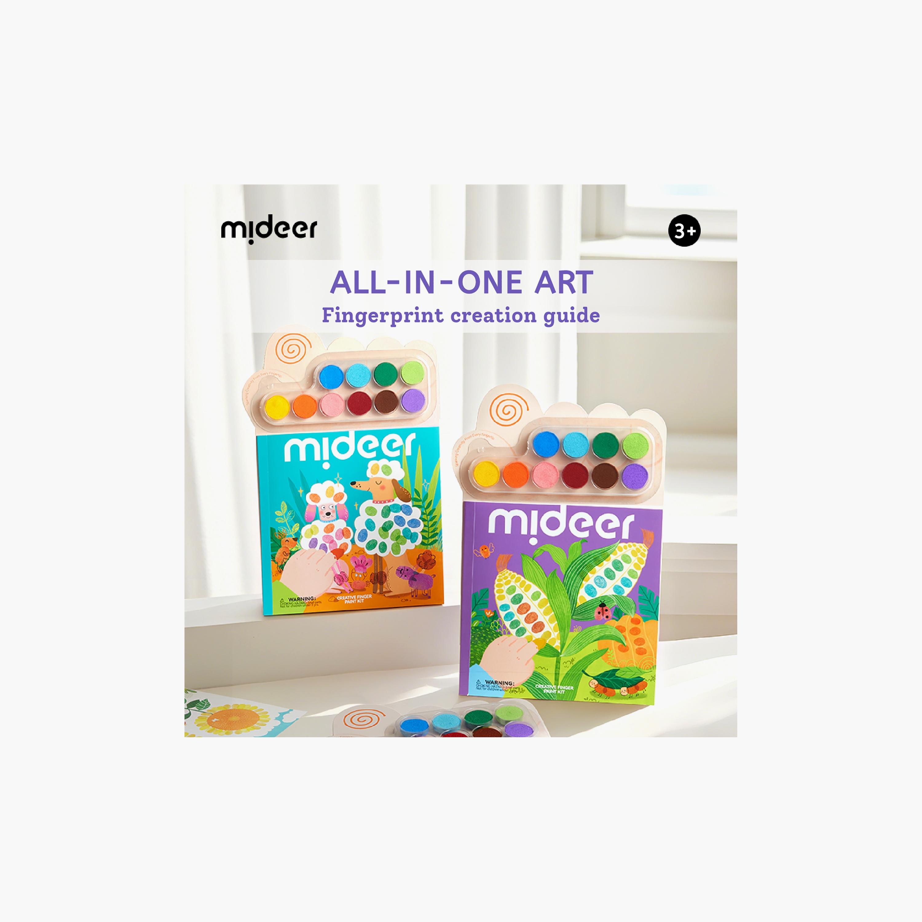 Mideer Art Book With Finger Paint Colours-school-artsandcrafts-image-3