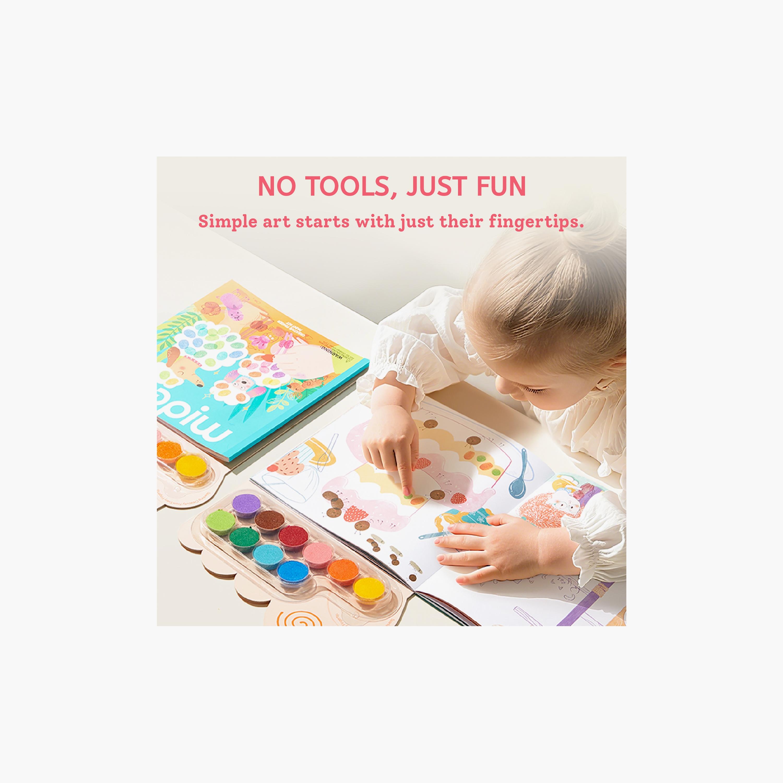 Mideer Art Book With Finger Paint Colours-school-artsandcrafts-image-4