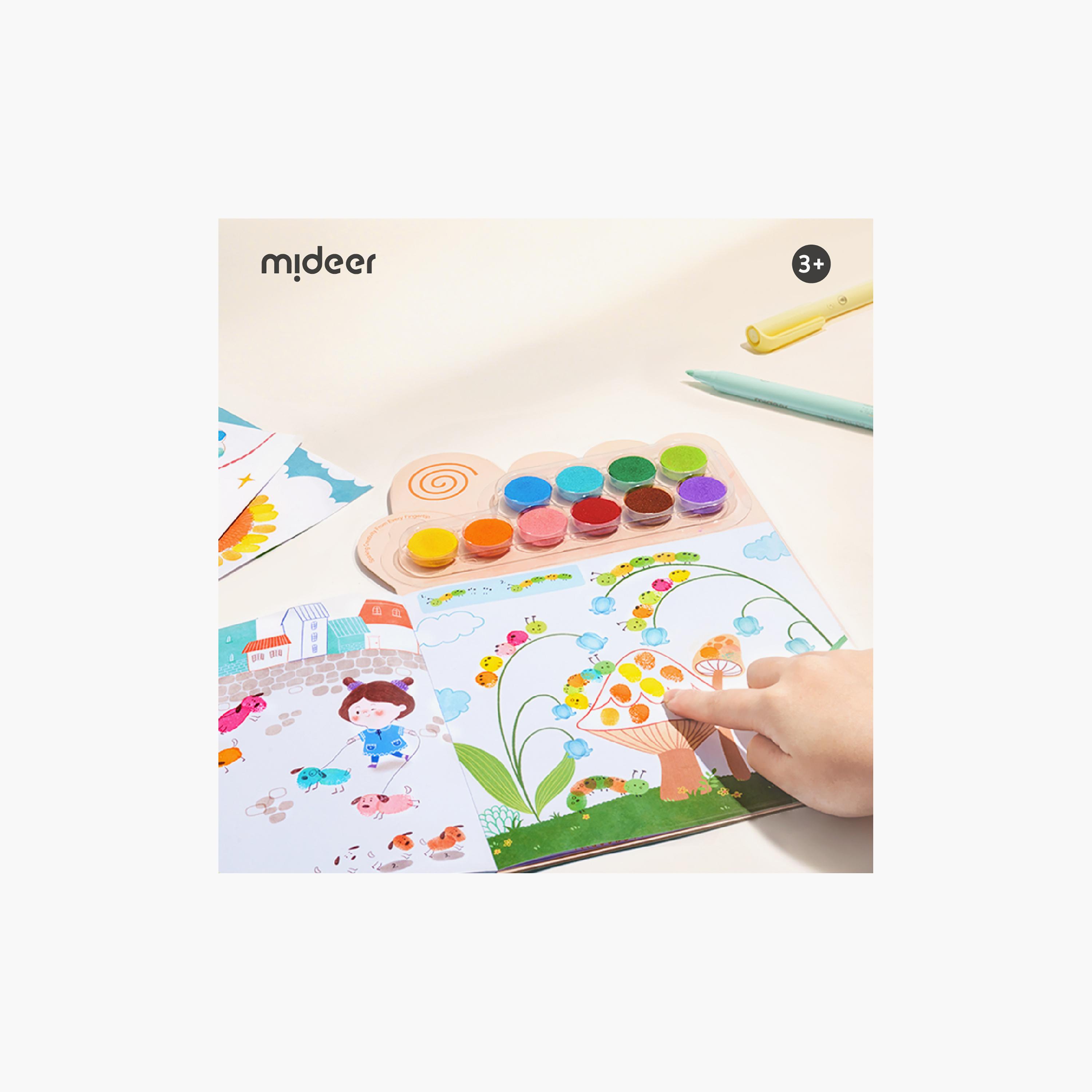 Mideer Art Book With Finger Paint Colours-school-artsandcrafts-image-9