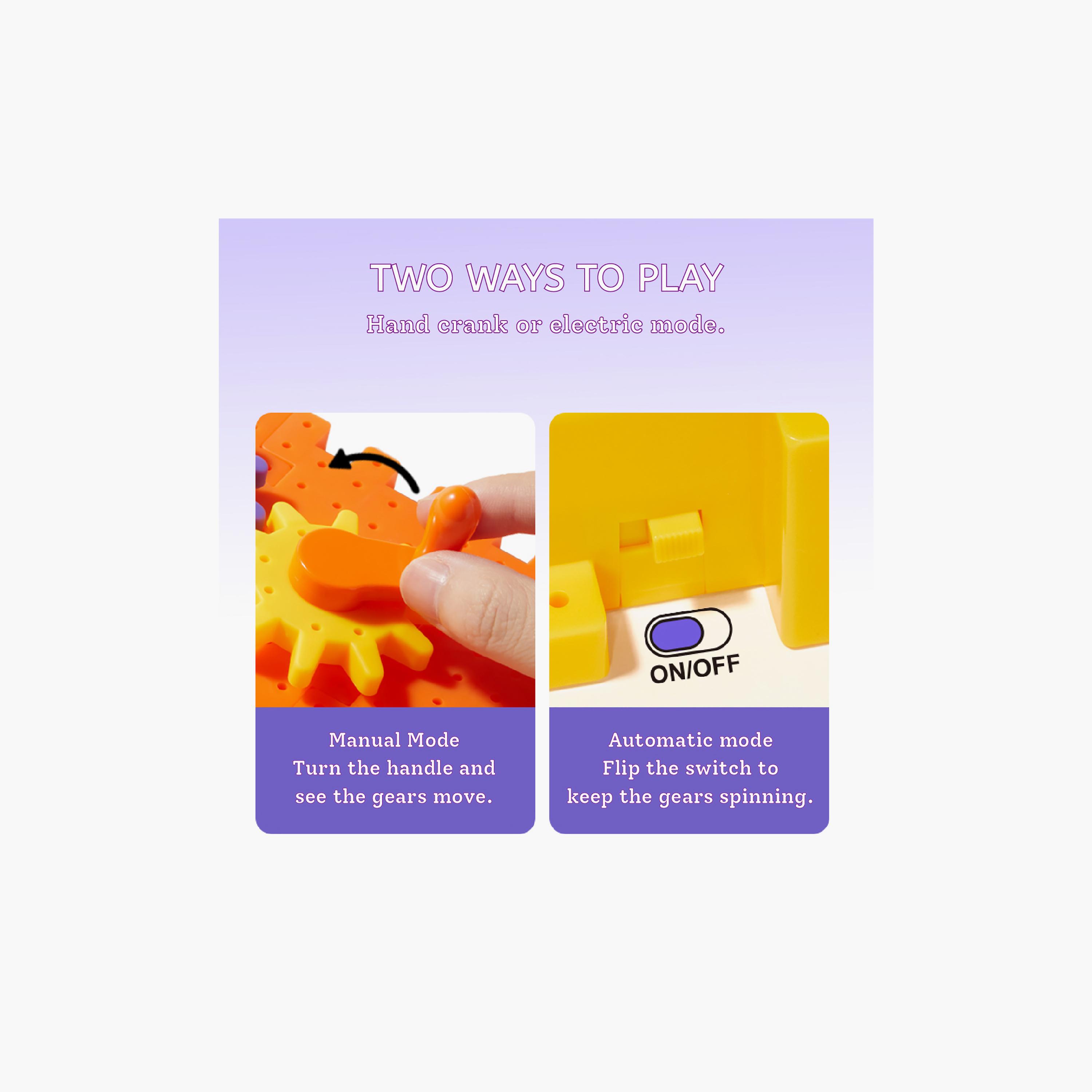 طقم مكعبات إلكتروجير، 64 قطعة من ميدير-toys-buildingblocks-blocks-image-5