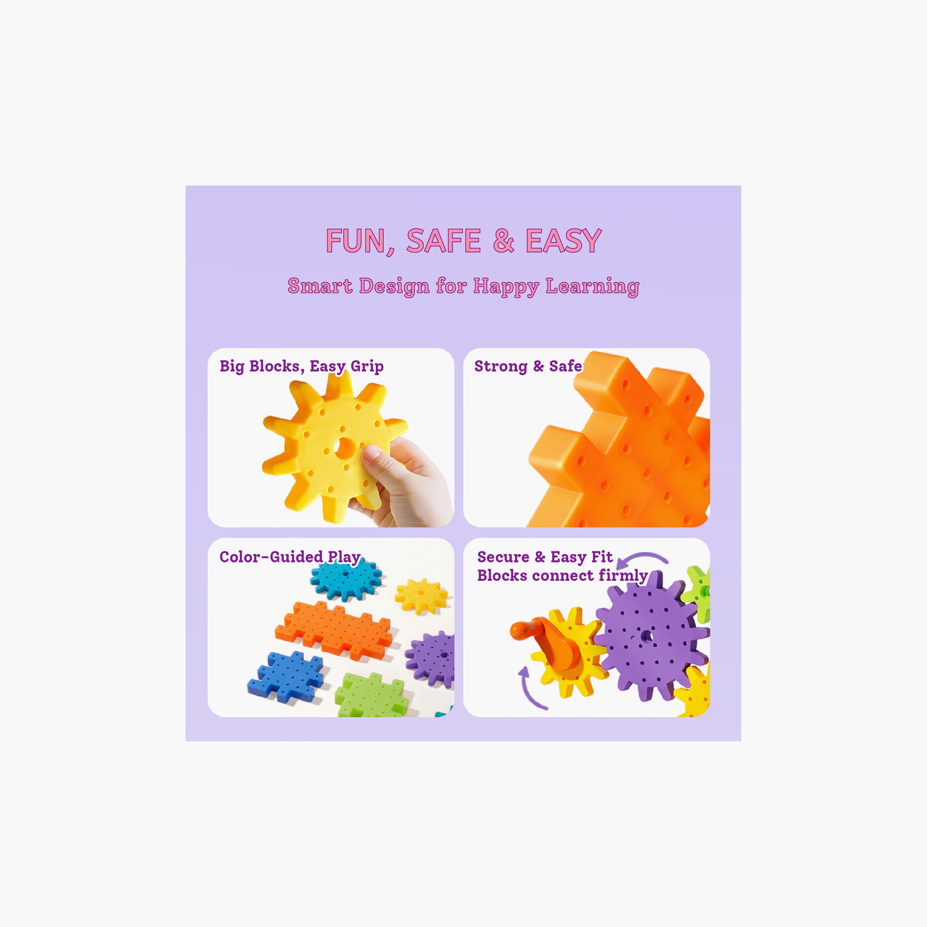 طقم مكعبات إلكتروجير، 64 قطعة من ميدير-toys-buildingblocks-blocks-image-6
