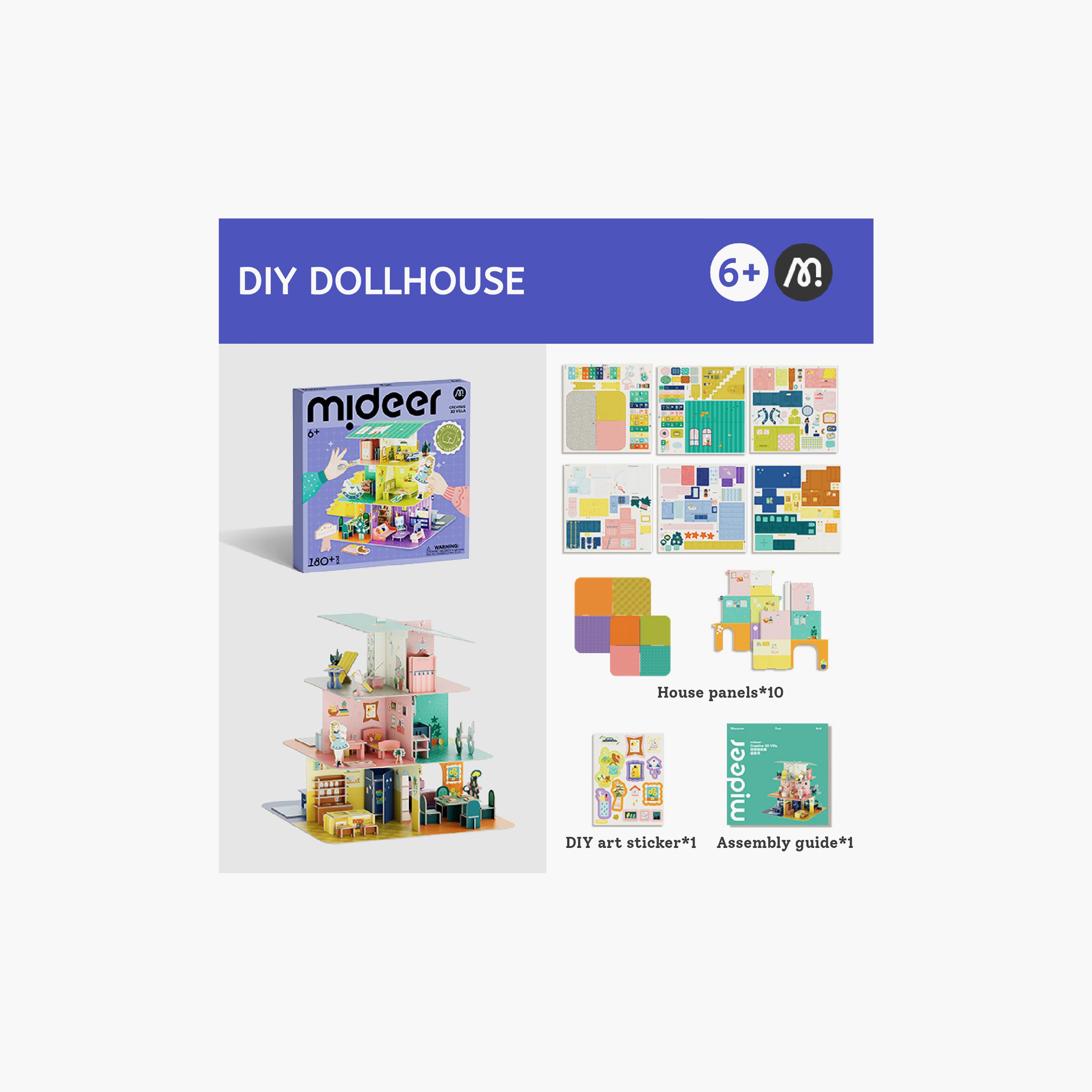 فيلا ثلاثية الأبعاد للبناء واللعب الإبداعي من ميدير-toys-buildingblocks-blocks-image-2