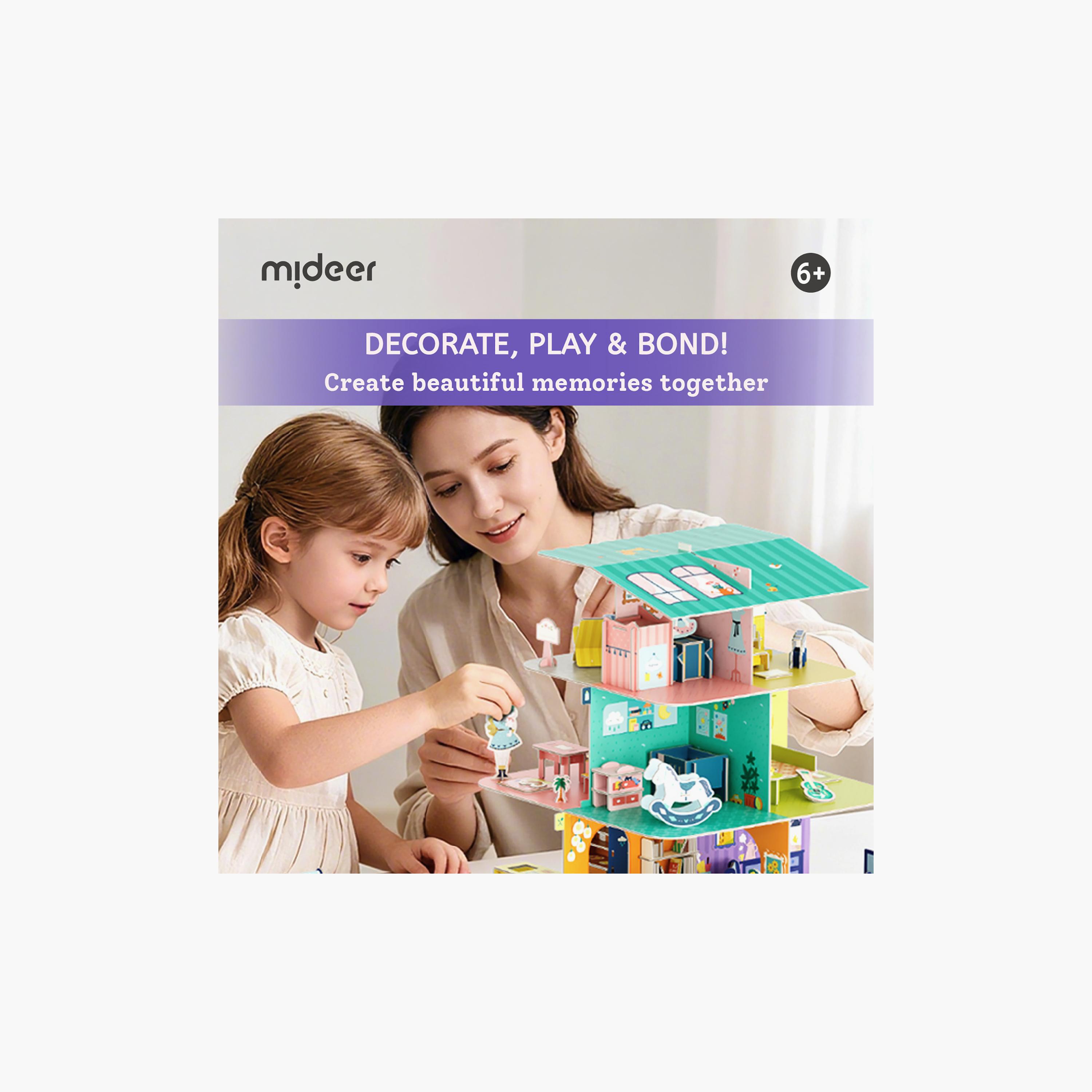 فيلا ثلاثية الأبعاد للبناء واللعب الإبداعي من ميدير-toys-buildingblocks-blocks-image-3