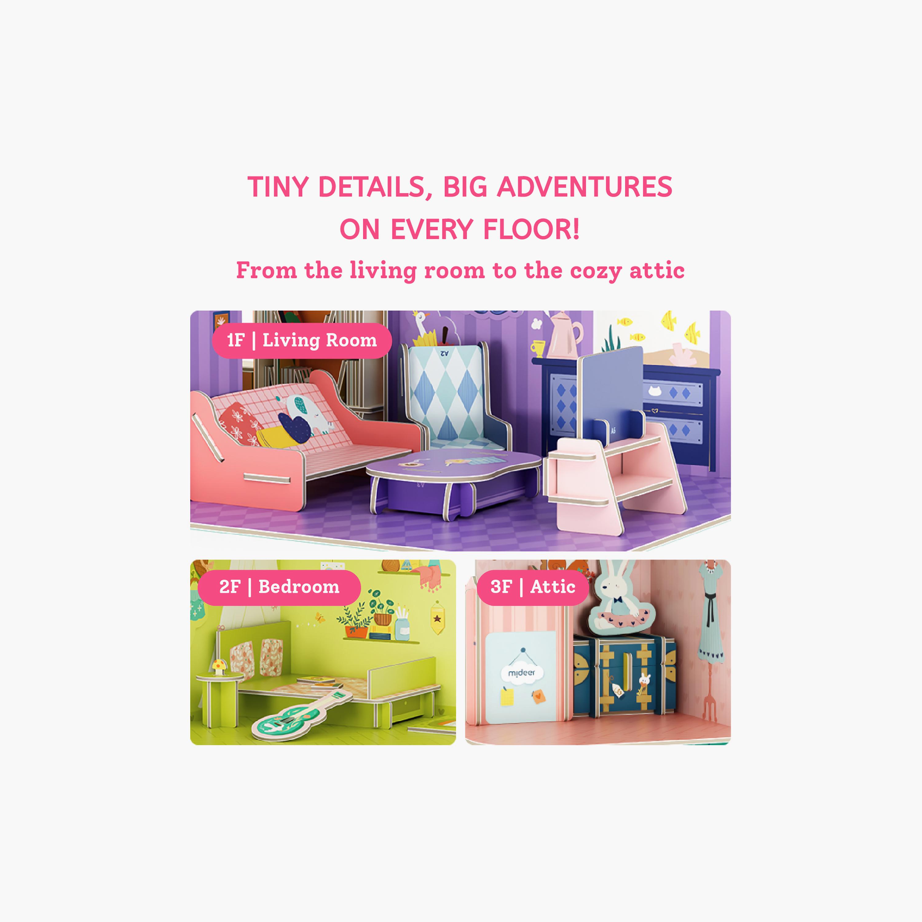 فيلا ثلاثية الأبعاد للبناء واللعب الإبداعي من ميدير-toys-buildingblocks-blocks-image-4