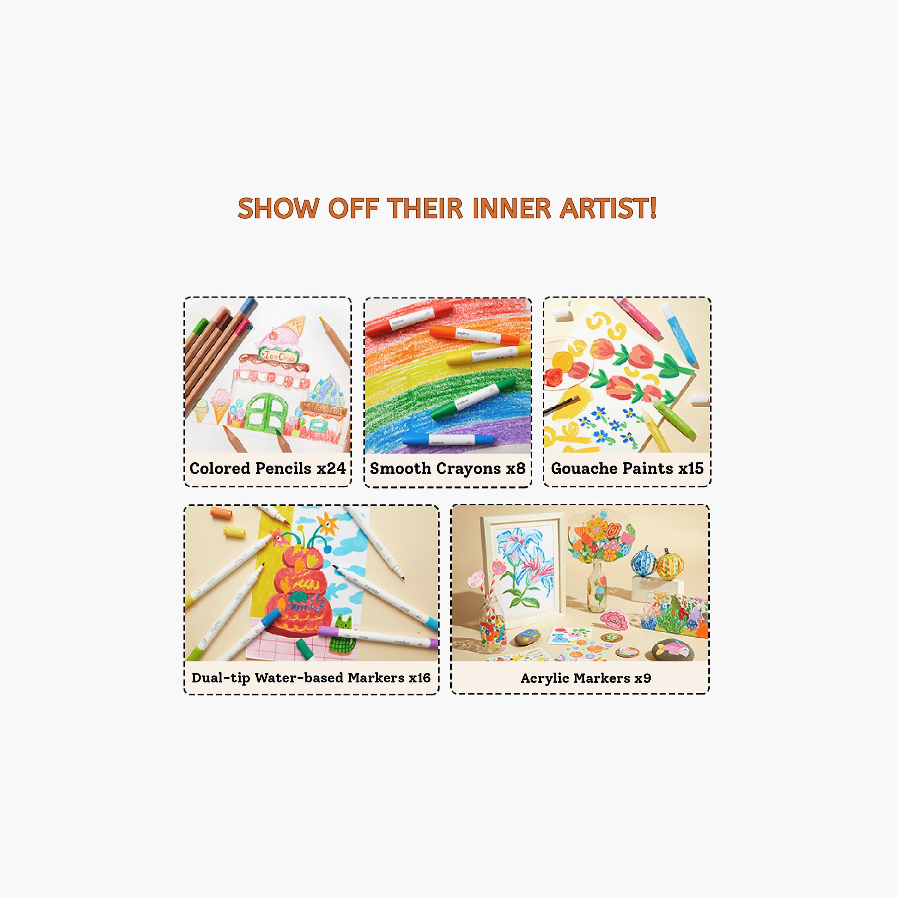 Mideer Little Artist Suitcase Art Set-school-artsandcrafts-image-6