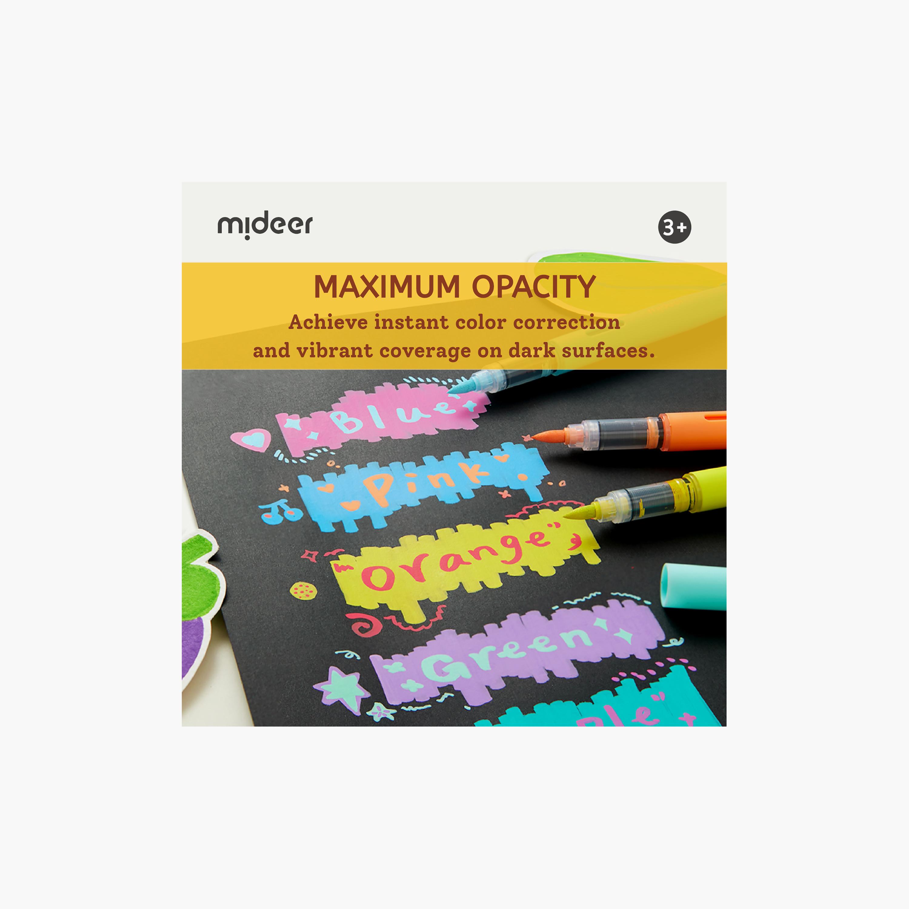 Mideer 24-Piece Straight Liquid Acrylic Markers-school-artsandcrafts-image-9