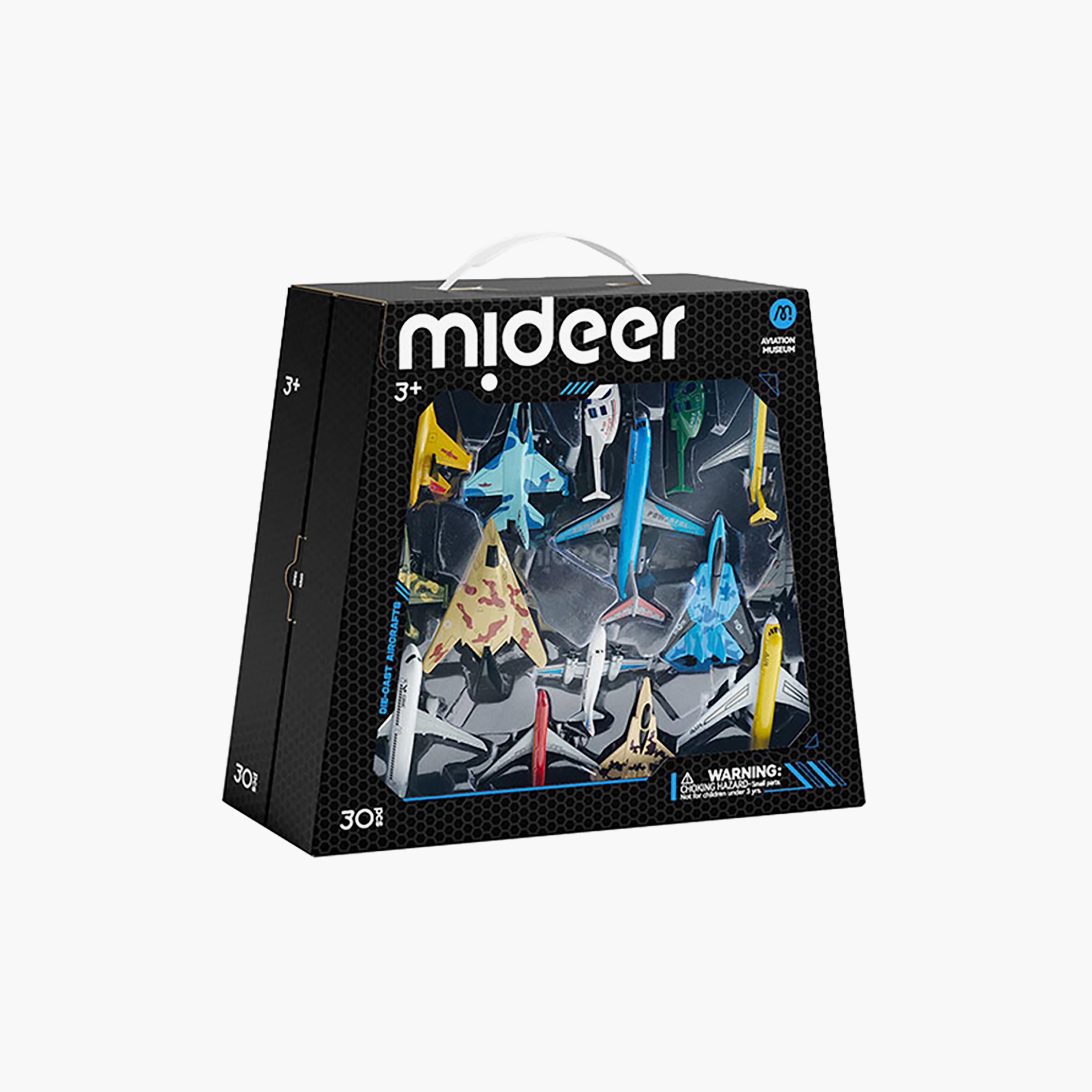 Mideer 30-Piece Die Cast Aircrafts with Terminal Access-toys-playvehicles-diecastcars-image-1