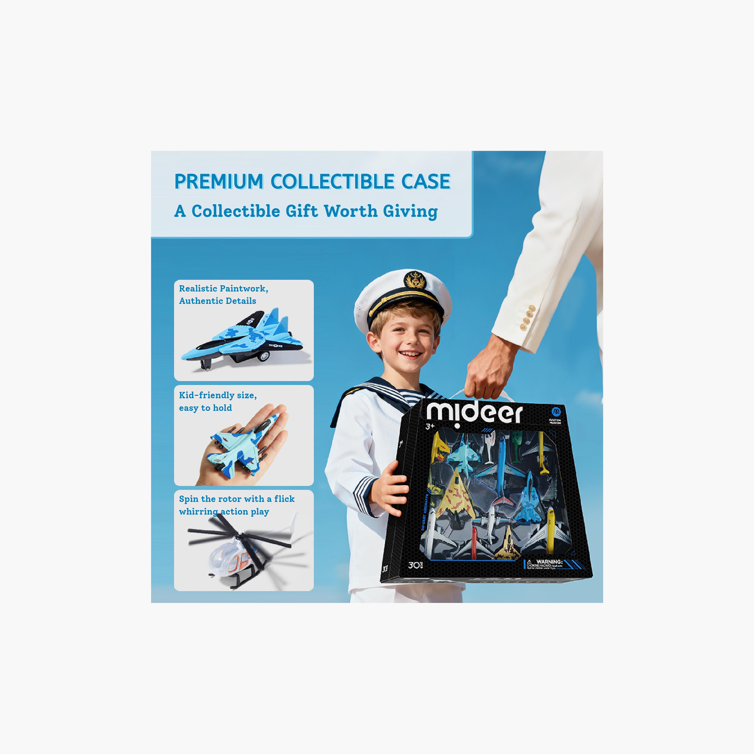 Mideer 30-Piece Die Cast Aircrafts with Terminal Access-toys-playvehicles-diecastcars-image-7