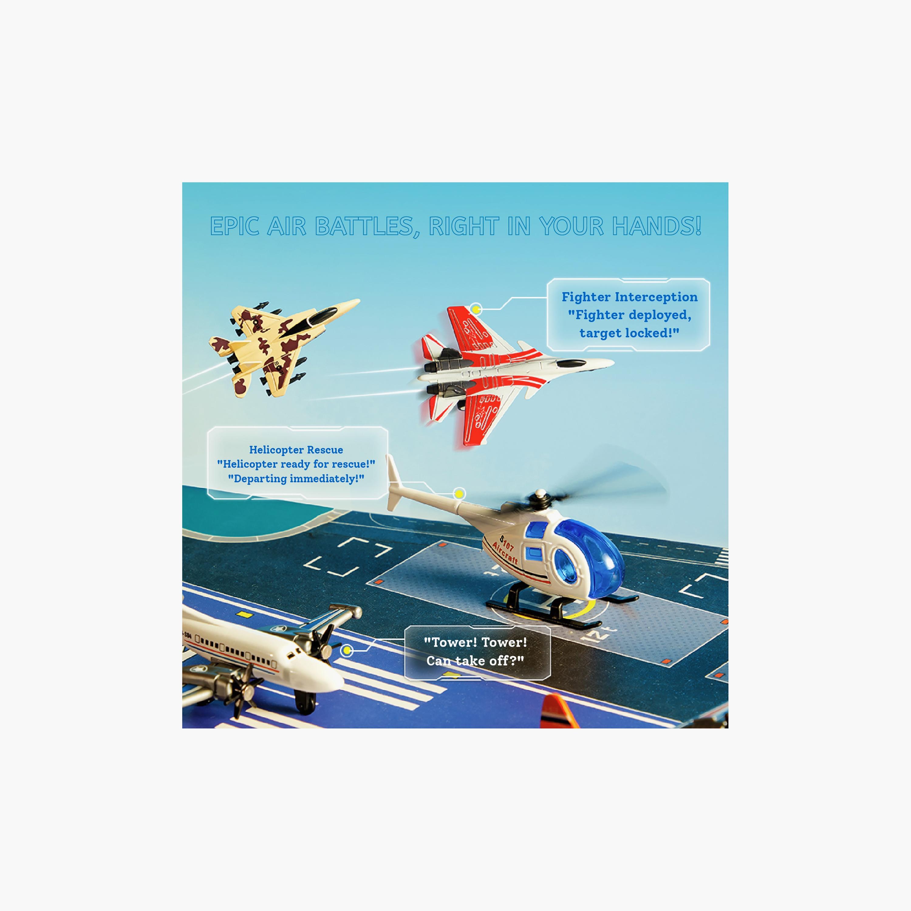 Mideer 30-Piece Die Cast Aircrafts with Terminal Access-toys-playvehicles-diecastcars-image-9