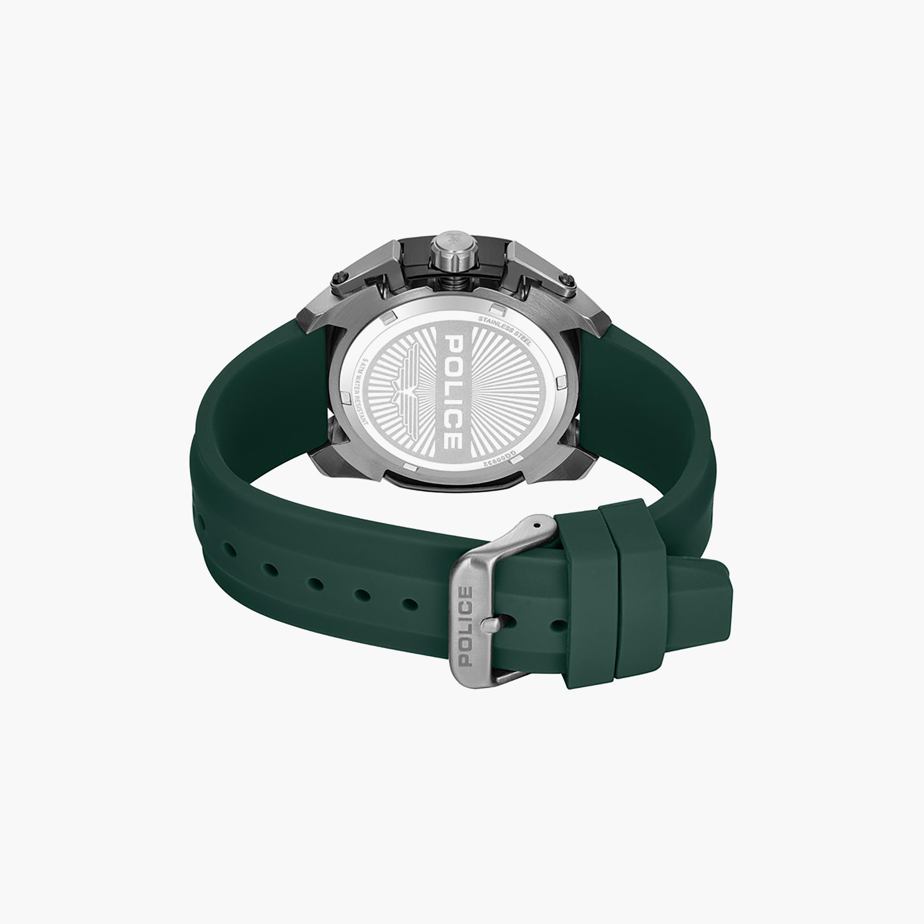 Centurian Green Dial Silicone Strap Chronograph Watch for Men-men-watchesandjewellery-watches-image-3