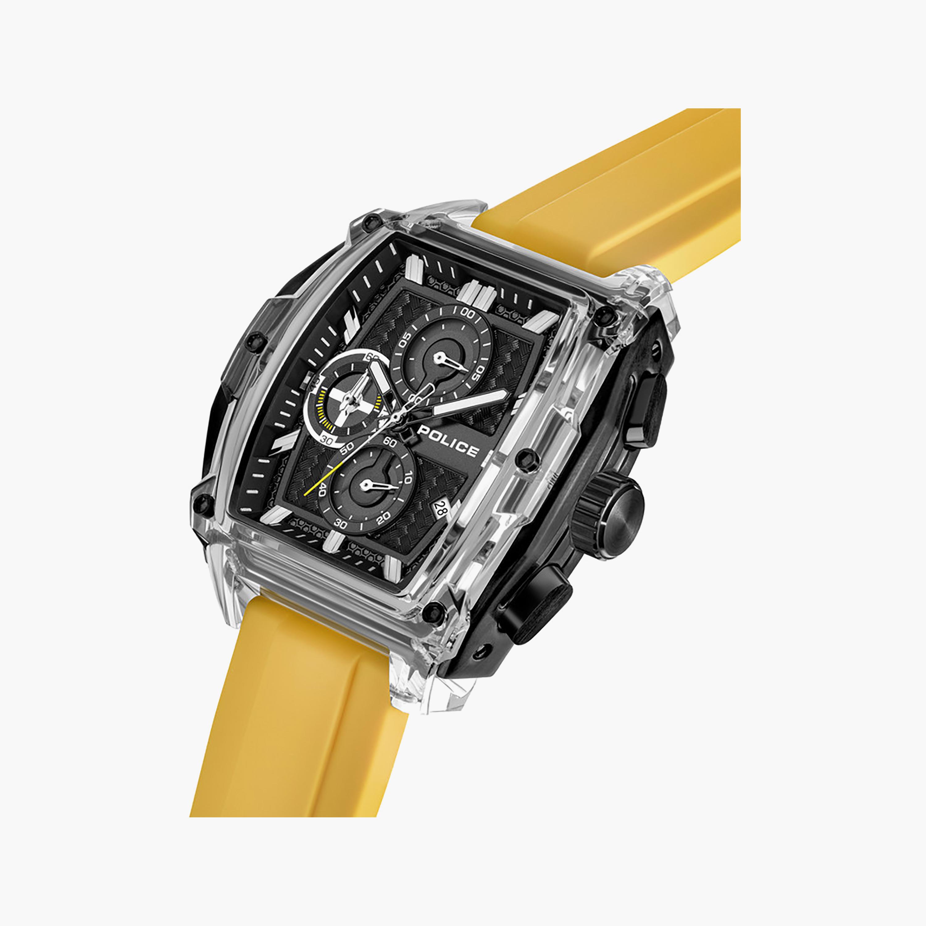 Clout Tank Limited Edition 8 Interchangeable Silicone Straps Chronograph Watch for Men-men-watchesandjewellery-watches-image-3