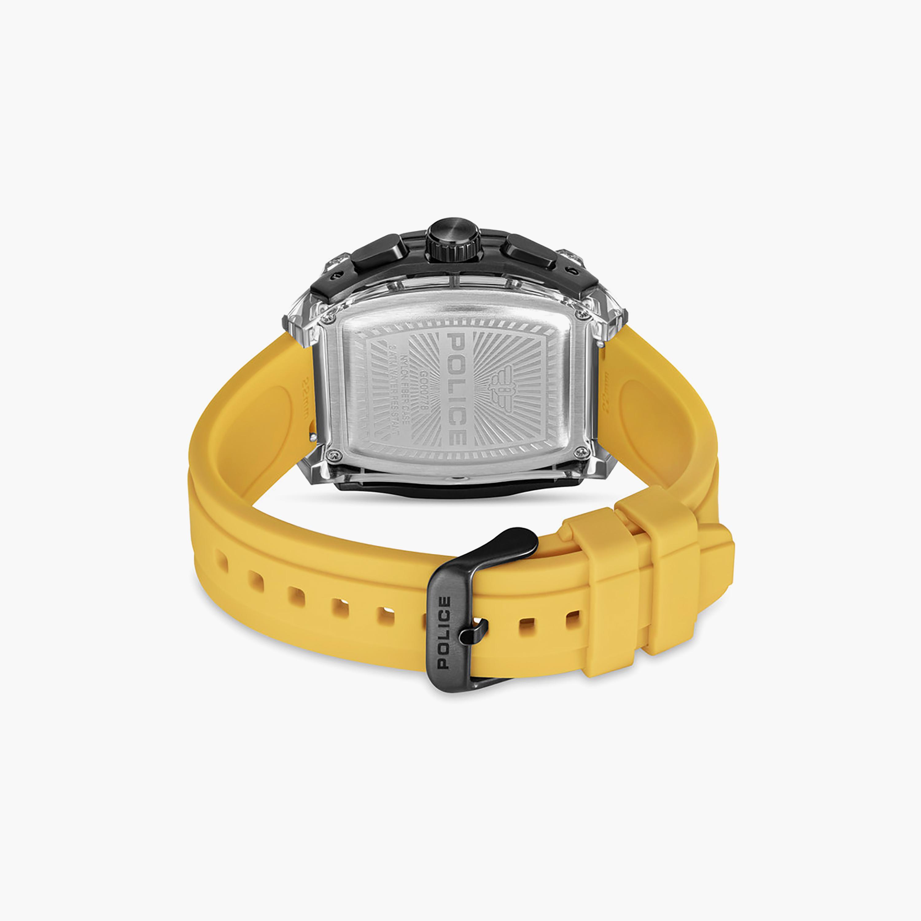 Clout Tank Limited Edition 8 Interchangeable Silicone Straps Chronograph Watch for Men-men-watchesandjewellery-watches-image-4