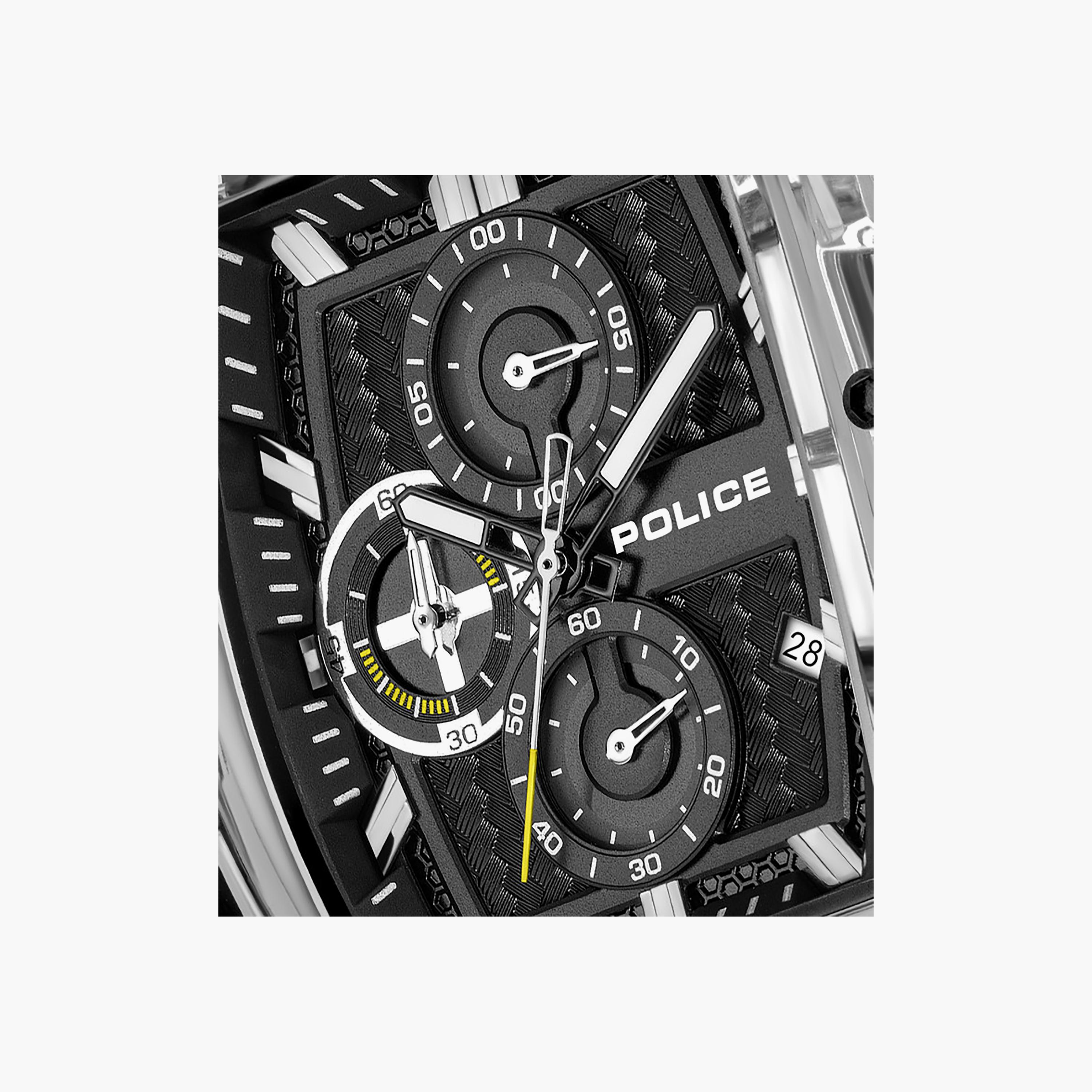 Clout Tank Limited Edition 8 Interchangeable Silicone Straps Chronograph Watch for Men-men-watchesandjewellery-watches-image-5