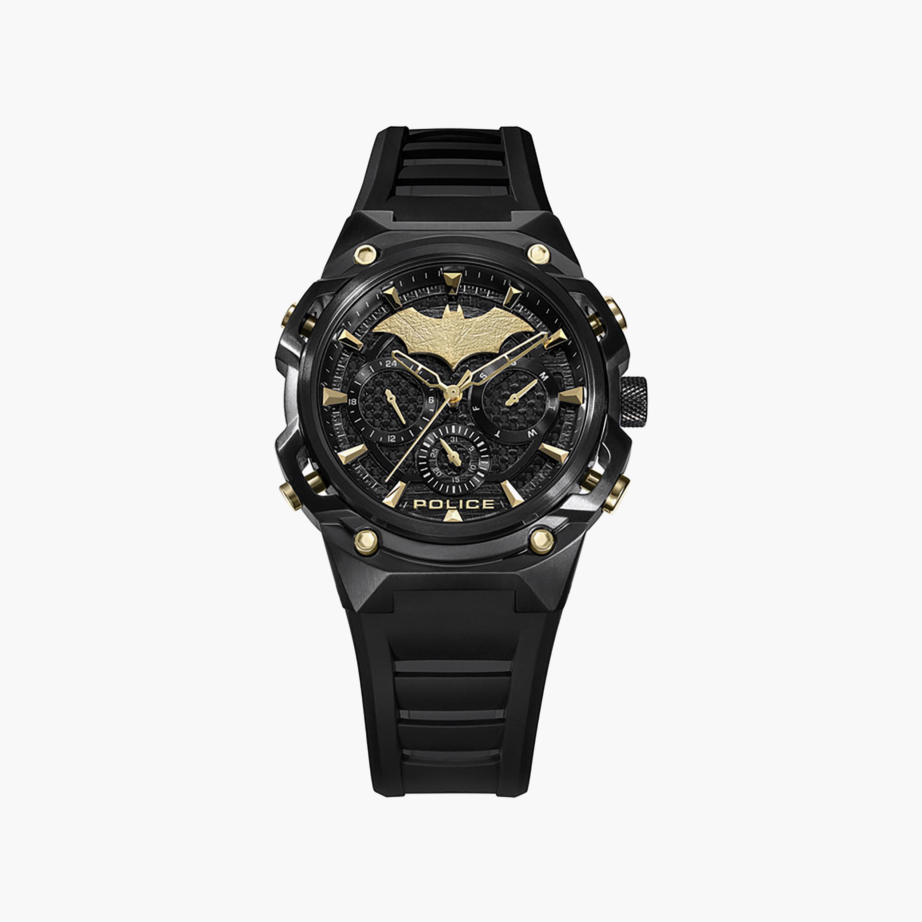 Crusader Black Dial Silicone Strap Multifunction Watch Set for Men-men-watchesandjewellery-watches-image-2