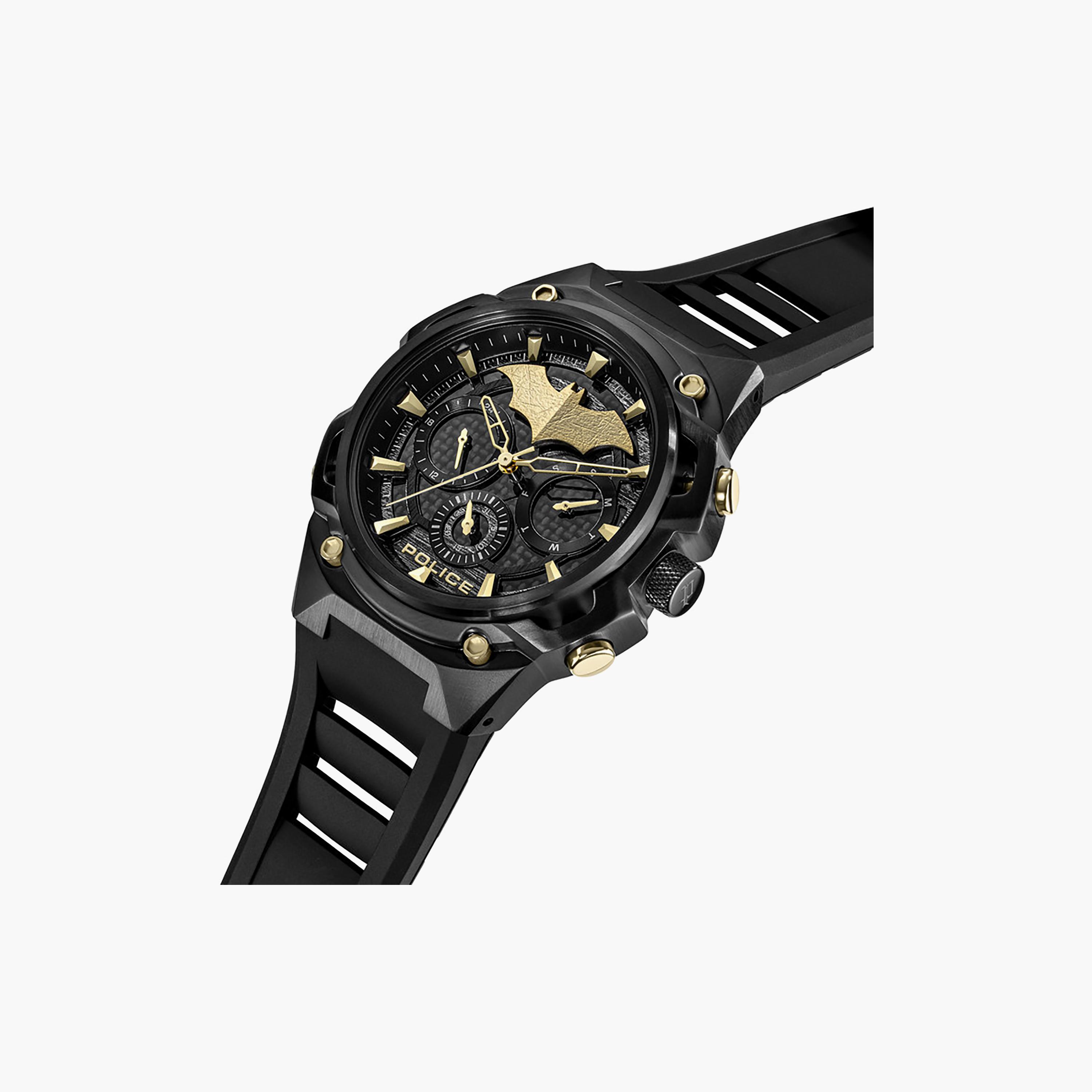 Crusader Black Dial Silicone Strap Multifunction Watch Set for Men-men-watchesandjewellery-watches-image-3