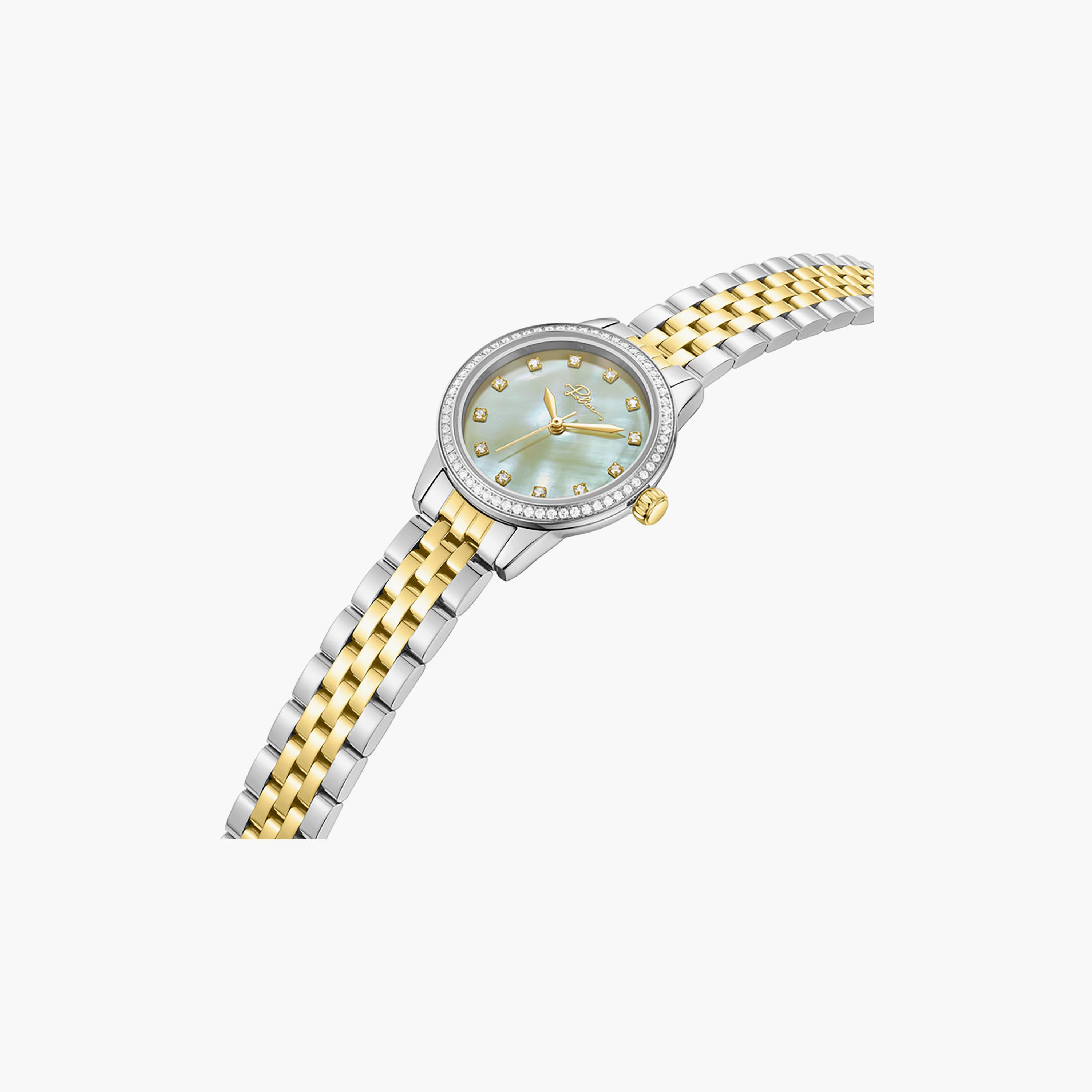 Jeita Champagne Dial Stainless Steel Bracelet Analog Watch for Women-women-watchesandjewellery-watches-image-2