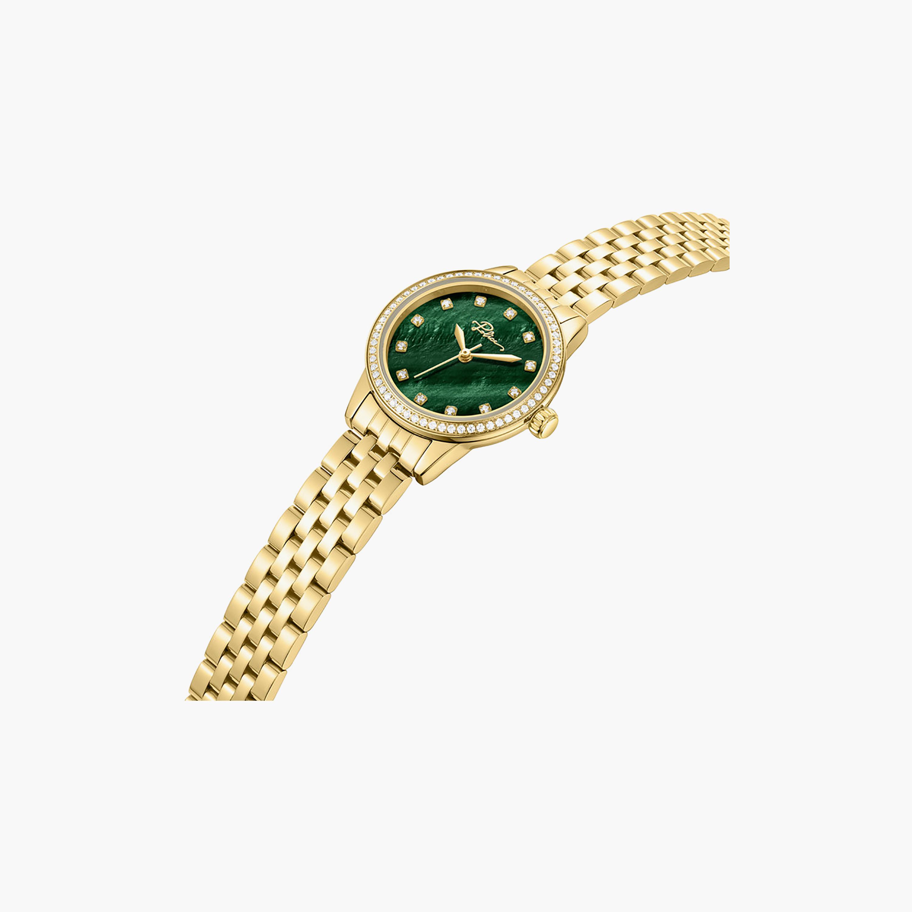 Jeita Green Dial Stainless Steel Bracelet Analog Watch for Women-women-watchesandjewellery-watches-image-2