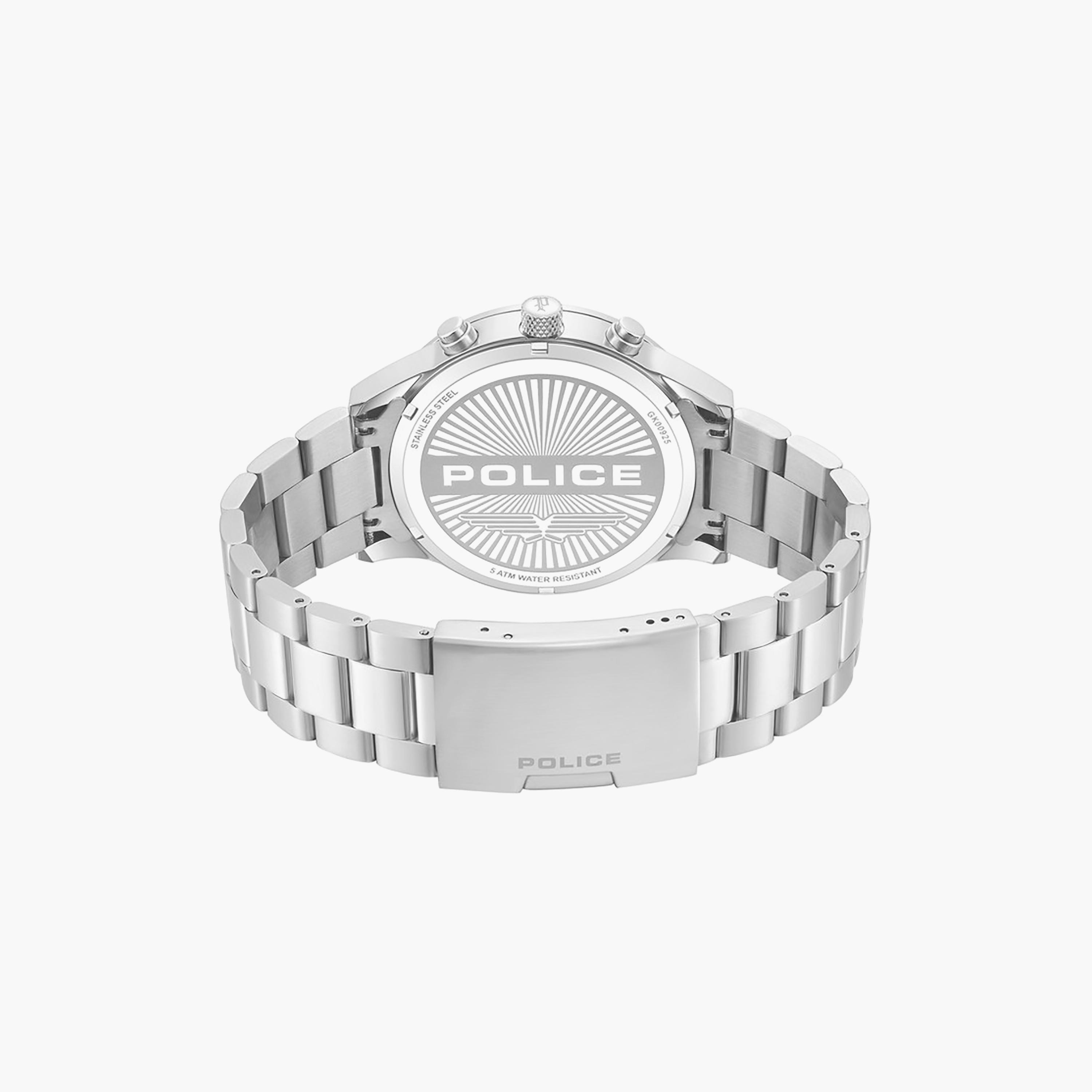 Levuka Black Dial Stainless Steel Bracelet Chronograph Watch for Men-men-watchesandjewellery-watches-image-3