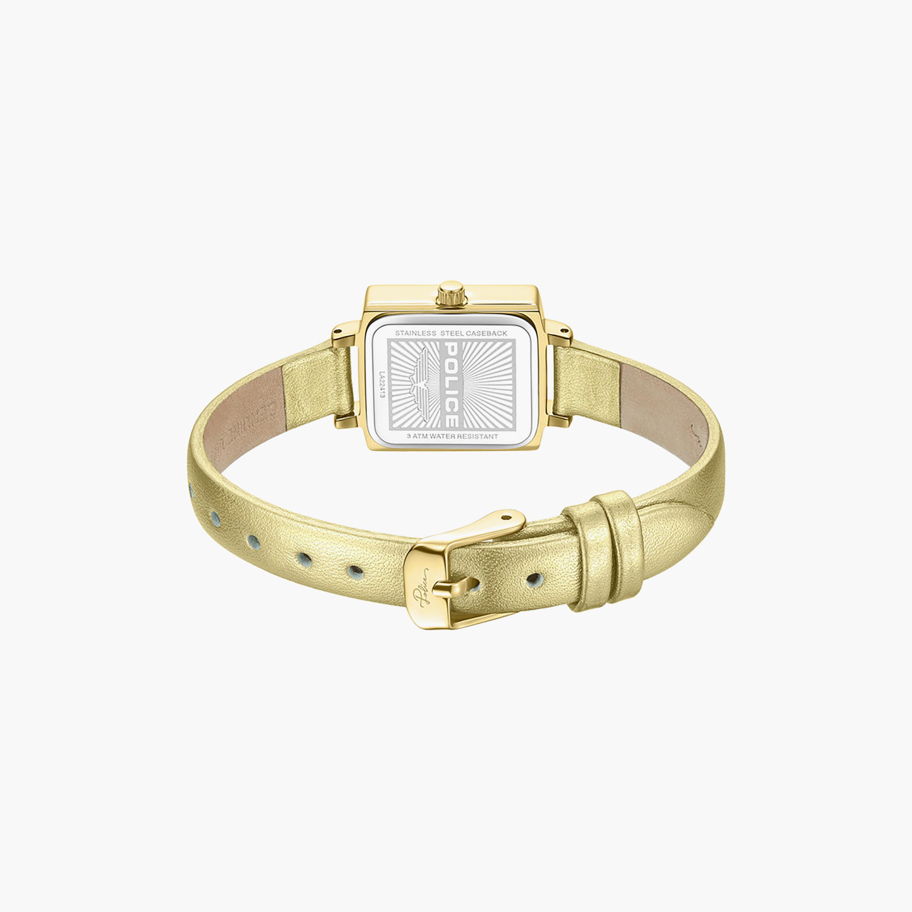 Lorie White Dial Genuine Leather Strap Analog Watch for Women-women-watchesandjewellery-watches-image-3