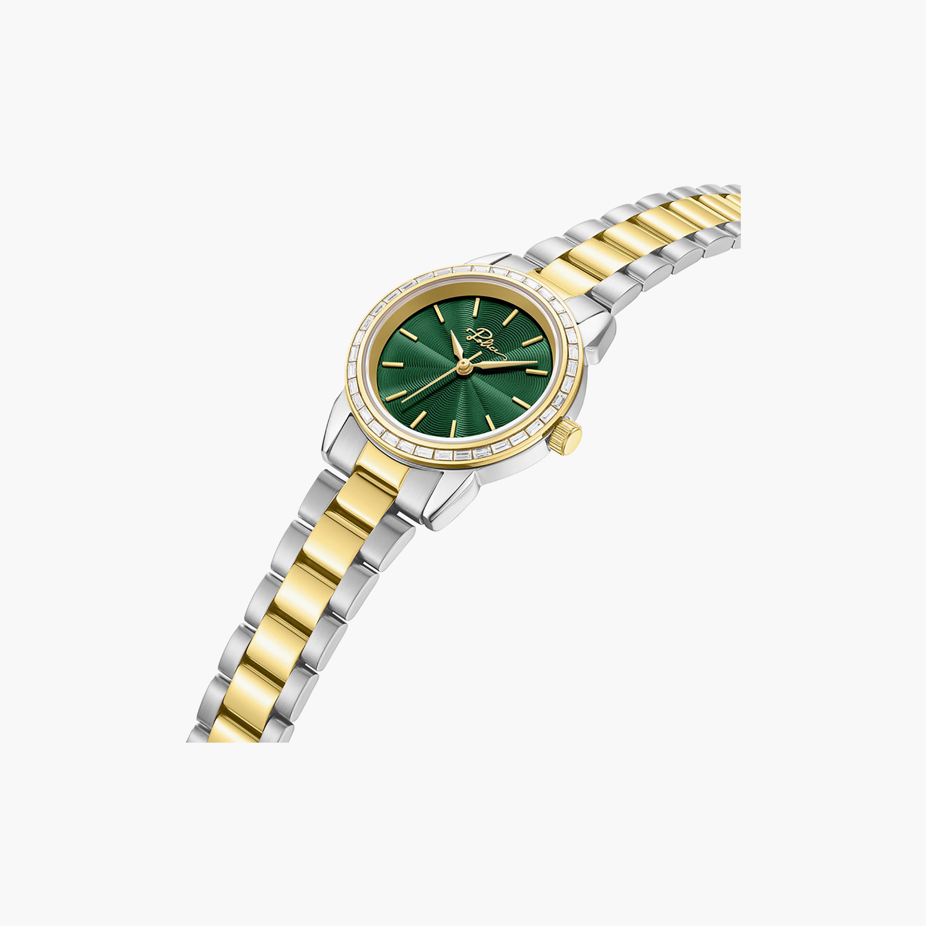 Miona Green Dial Stainless Steel Bracelet Analog Watch for Women-women-watchesandjewellery-watches-image-2
