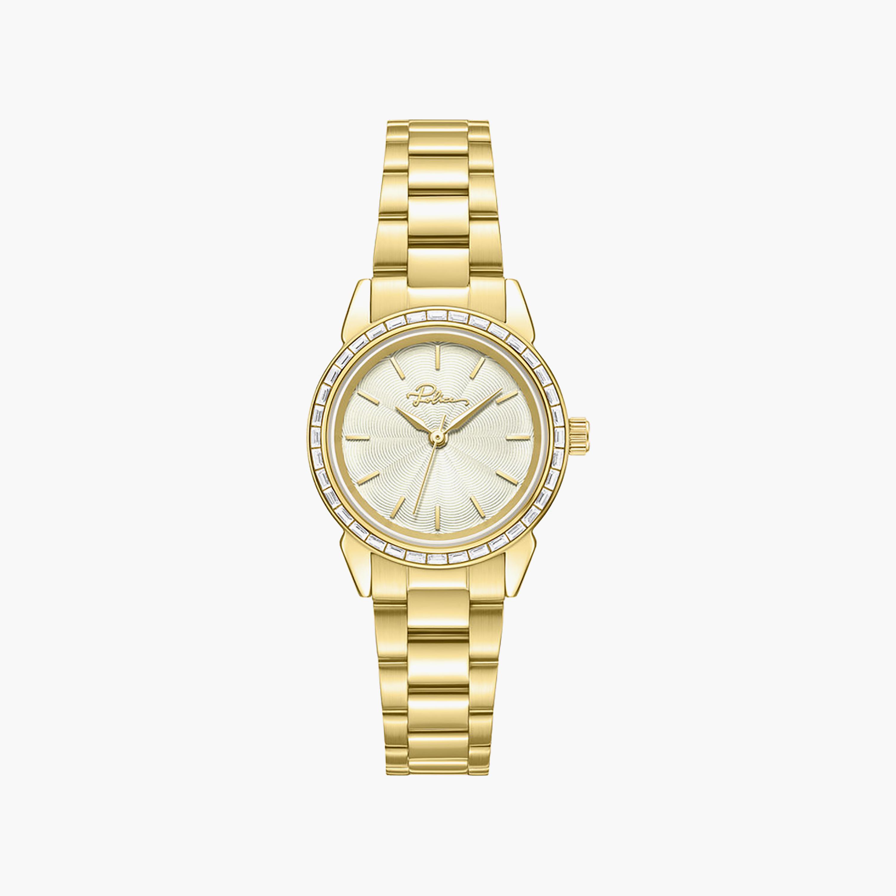 Miona Champagne Dial Stainless Steel Bracelet Analog Watch for Women-women-watchesandjewellery-watches-image-1