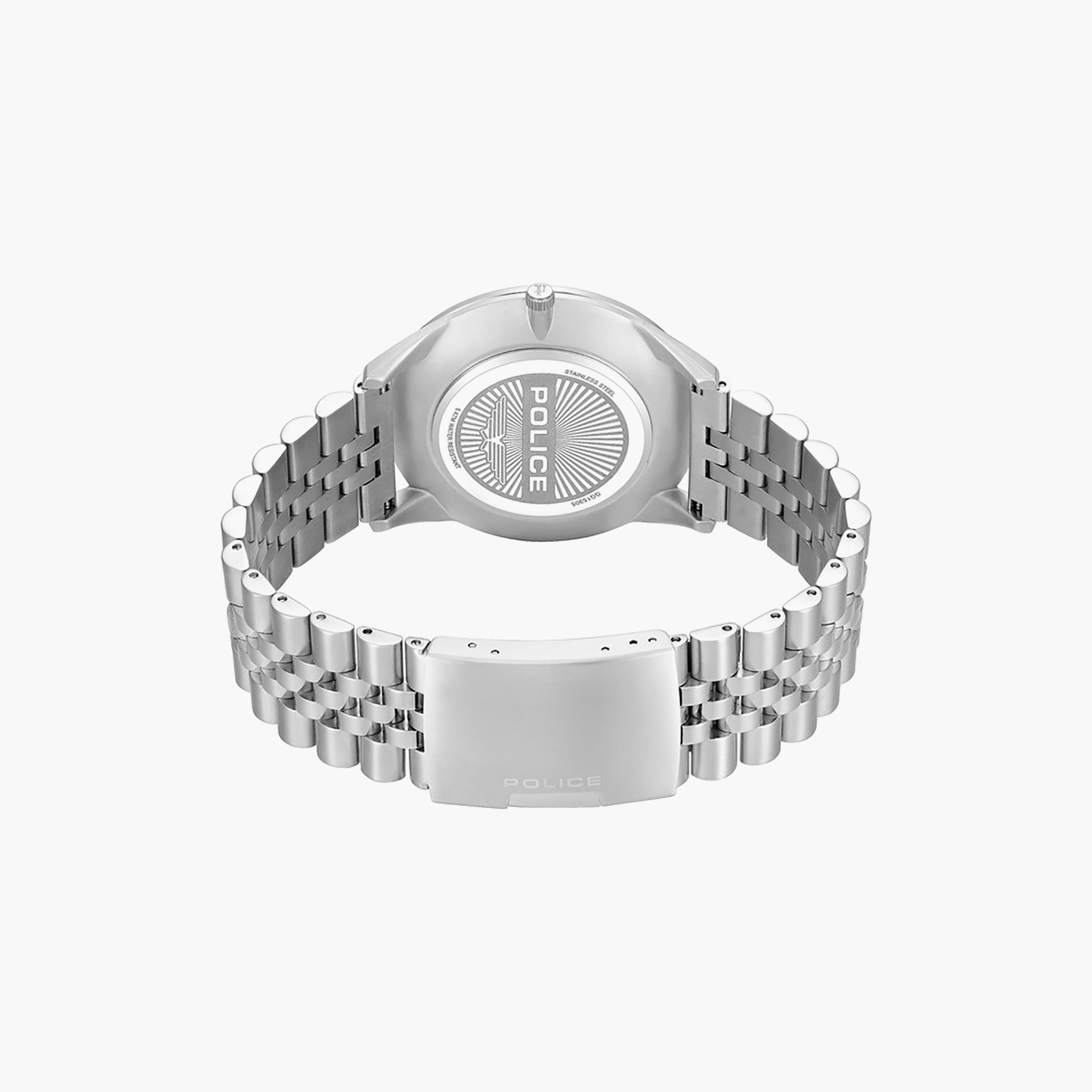 Patriot Black Dial Stainless Steel Bracelet Analog Watch for Men-men-watchesandjewellery-watches-image-3
